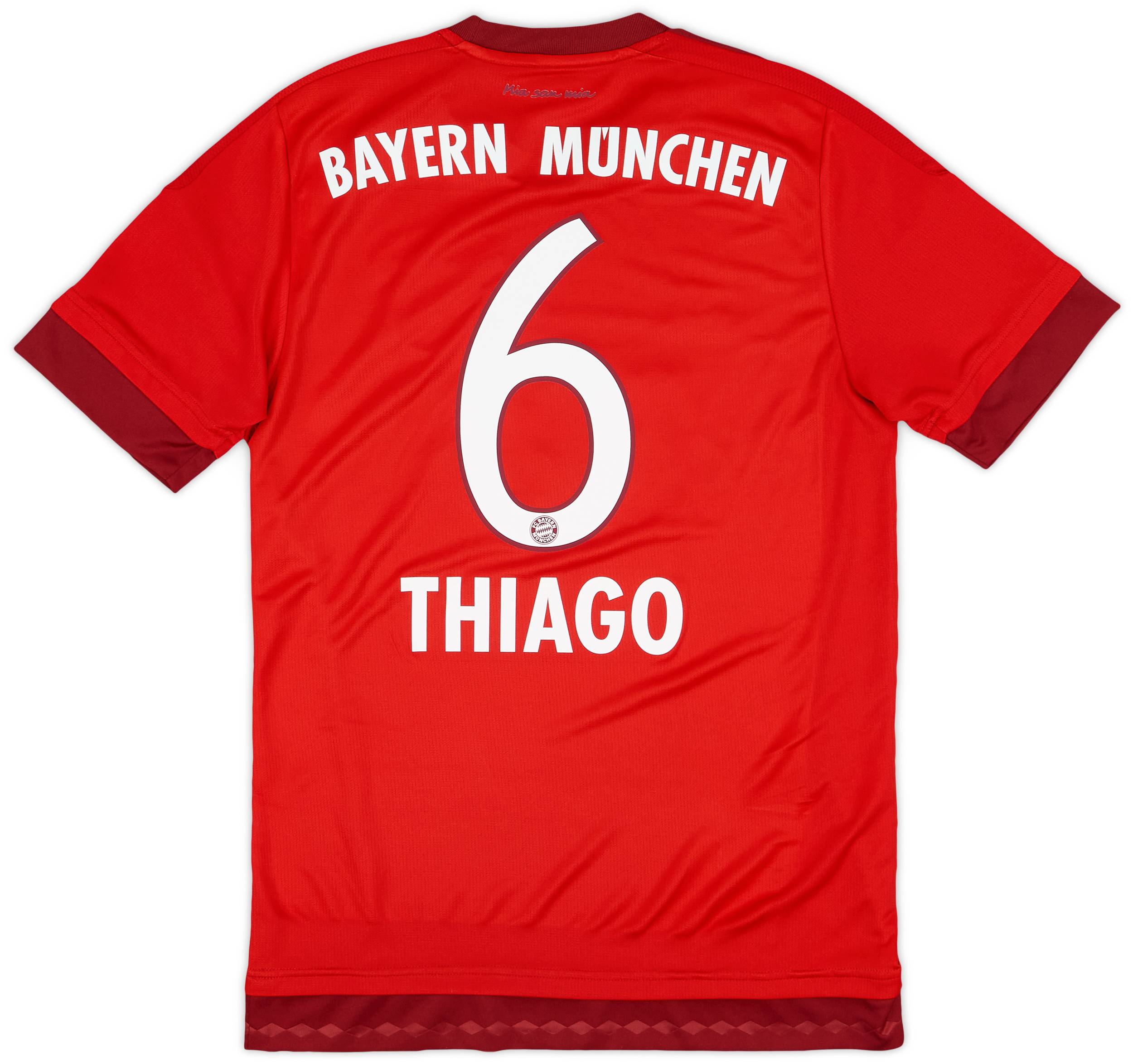 2015-16 Bayern Munich Home Shirt Thiago #6 - 10/10 - (S)