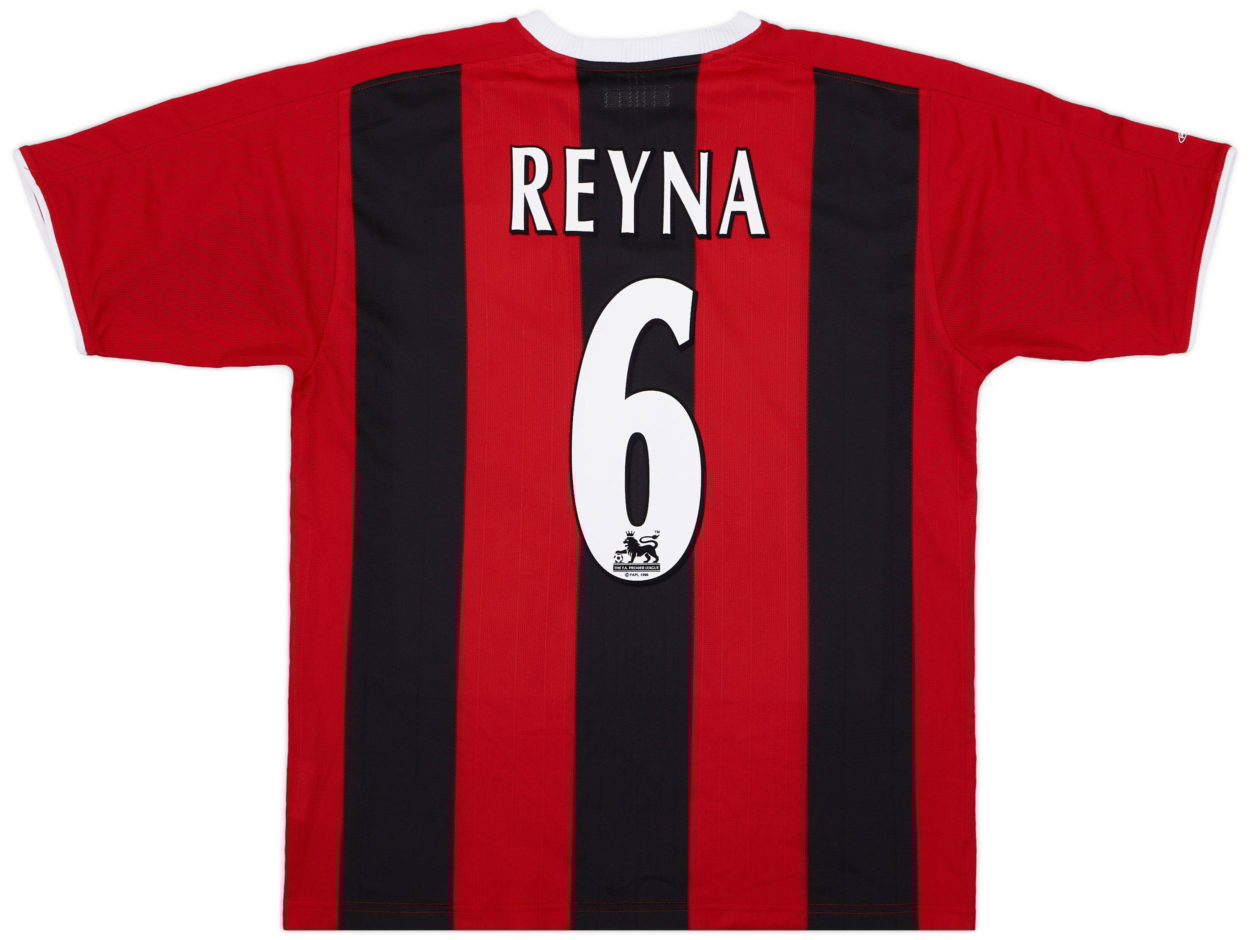 2003-04 Manchester City Away Shirt Reyna #6 - 8/10 - (L)