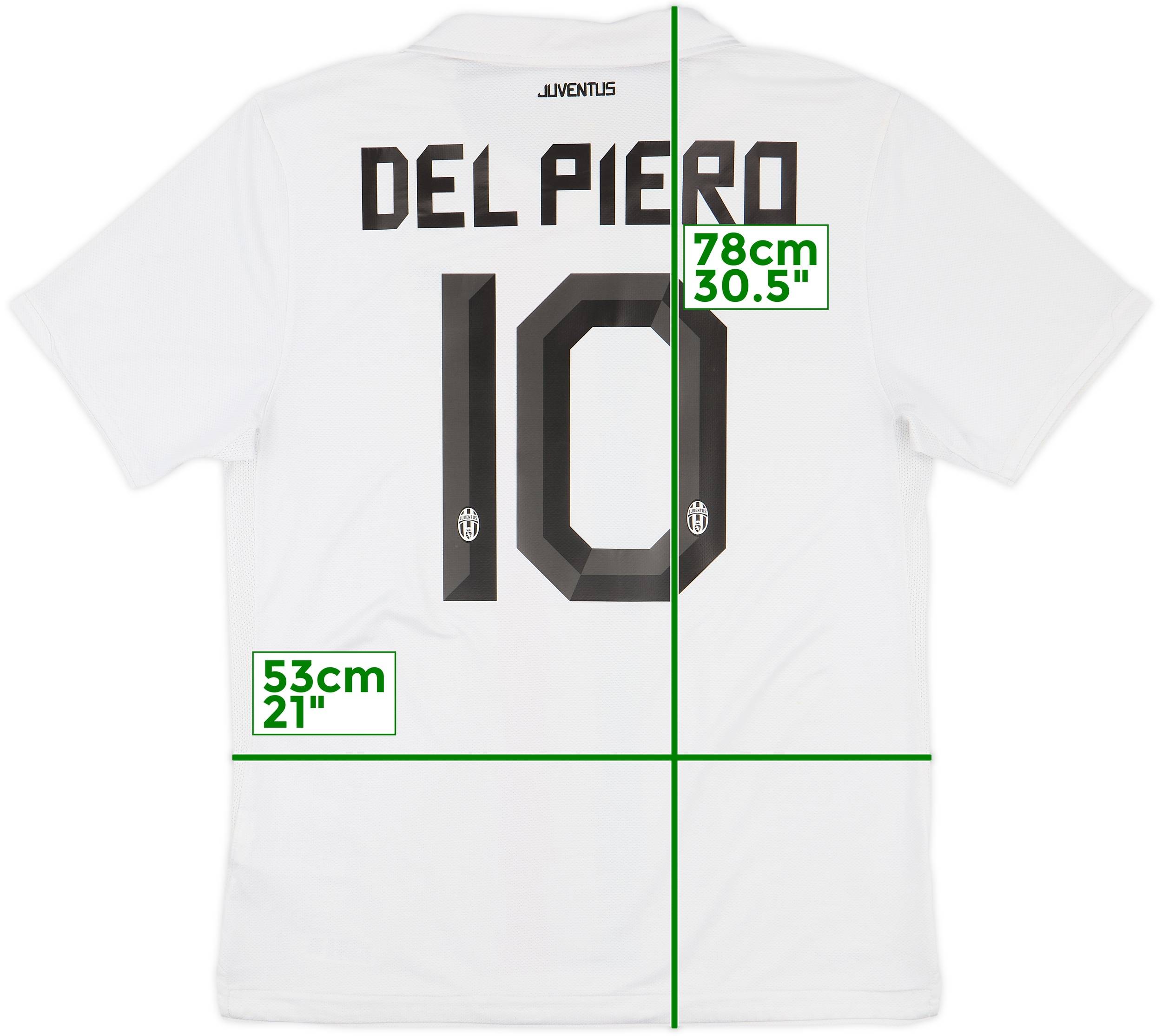 Juventus DEL PIERO 10番シャツ 2006-07 Juventus Player Issue Home L/S Shirt Del Piero #10