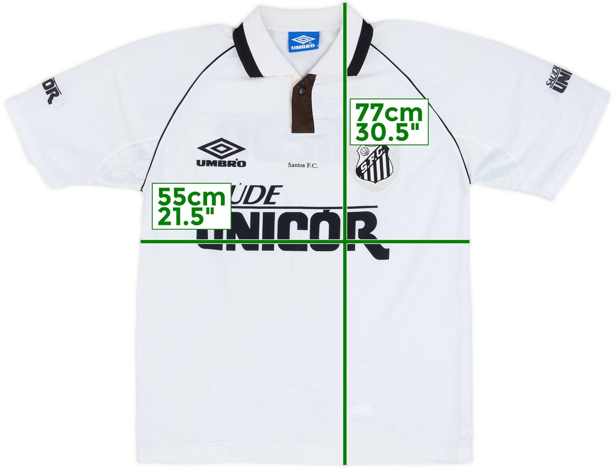 1997 Santos Home Shirt - 9/10 - (M)