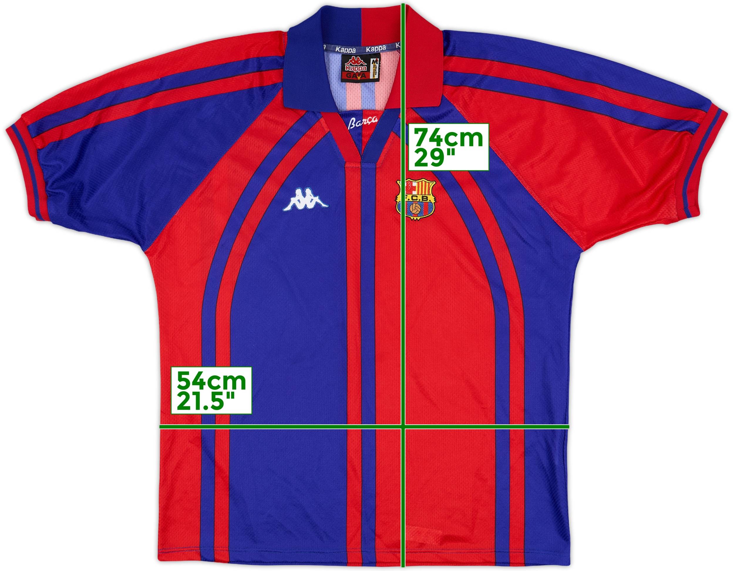 1997-98 Barcelona European Home Shirt - 9/10 - (M)
