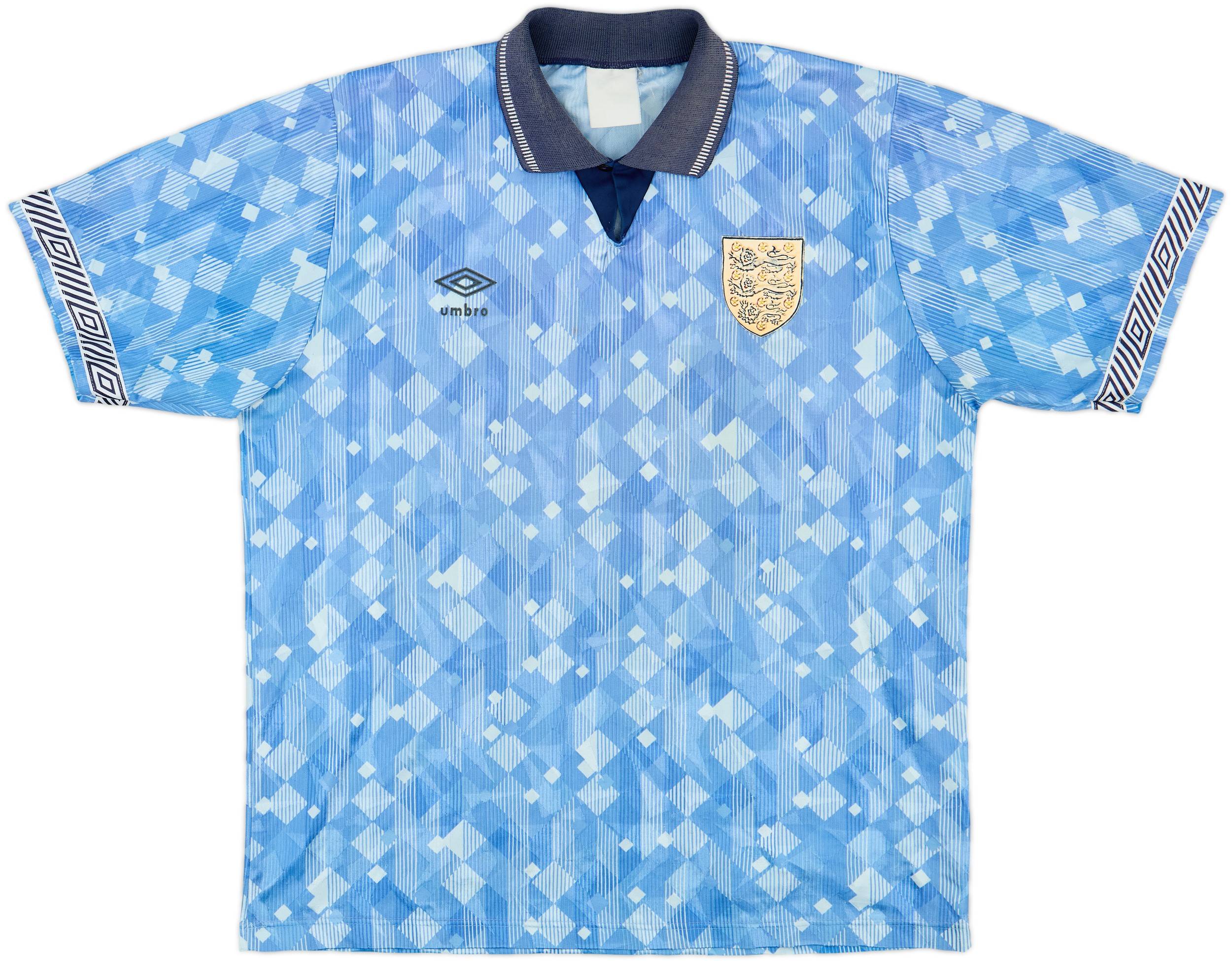 ウェア 90S VINTAGE 90-92 England national team 1990-92 England Third Shirt - 5/10 - (L)