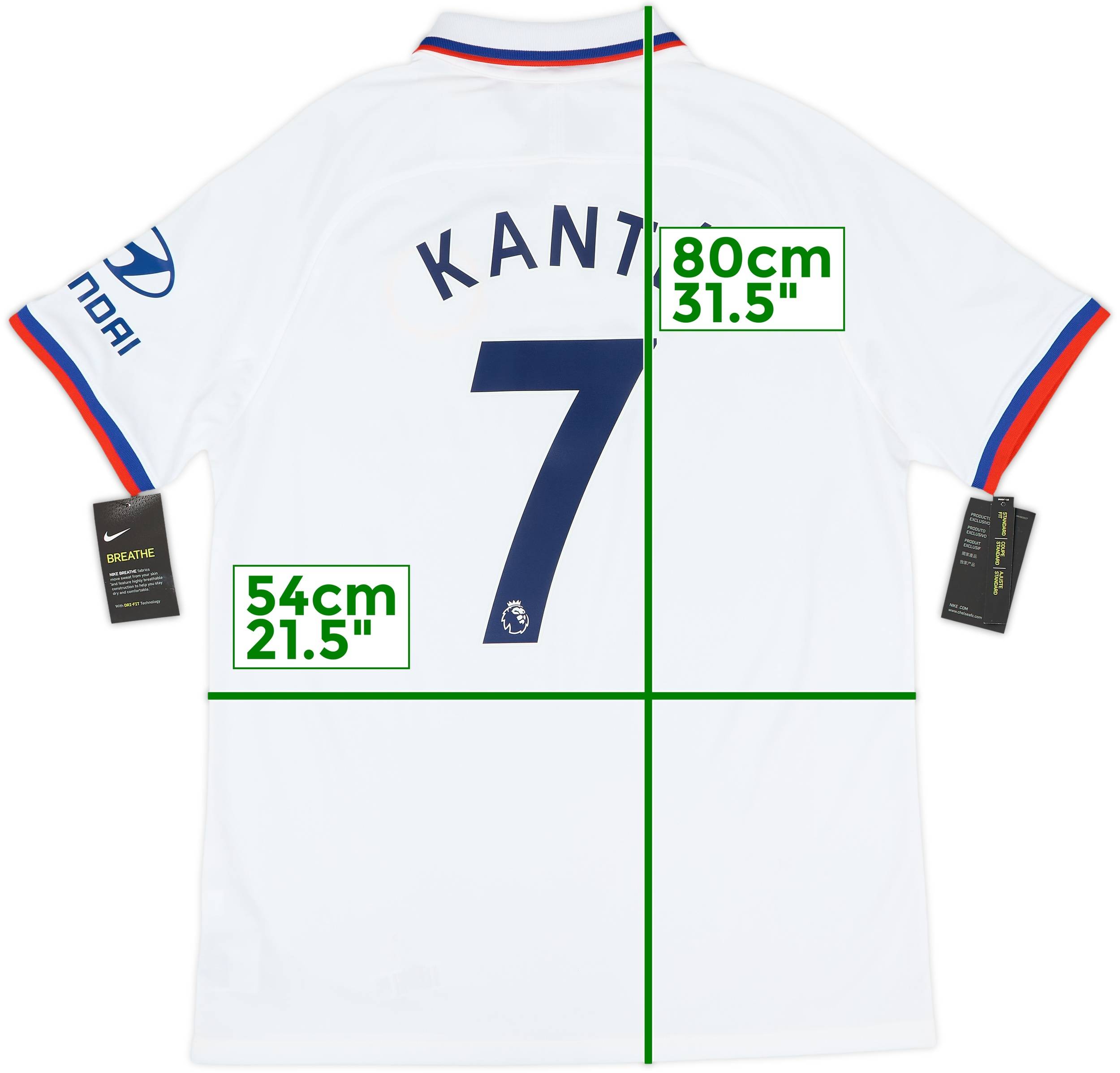 Chelsea 2019-20シーズンユニ　カンテ 2019-20 Chelsea Home Shirt Kante #7