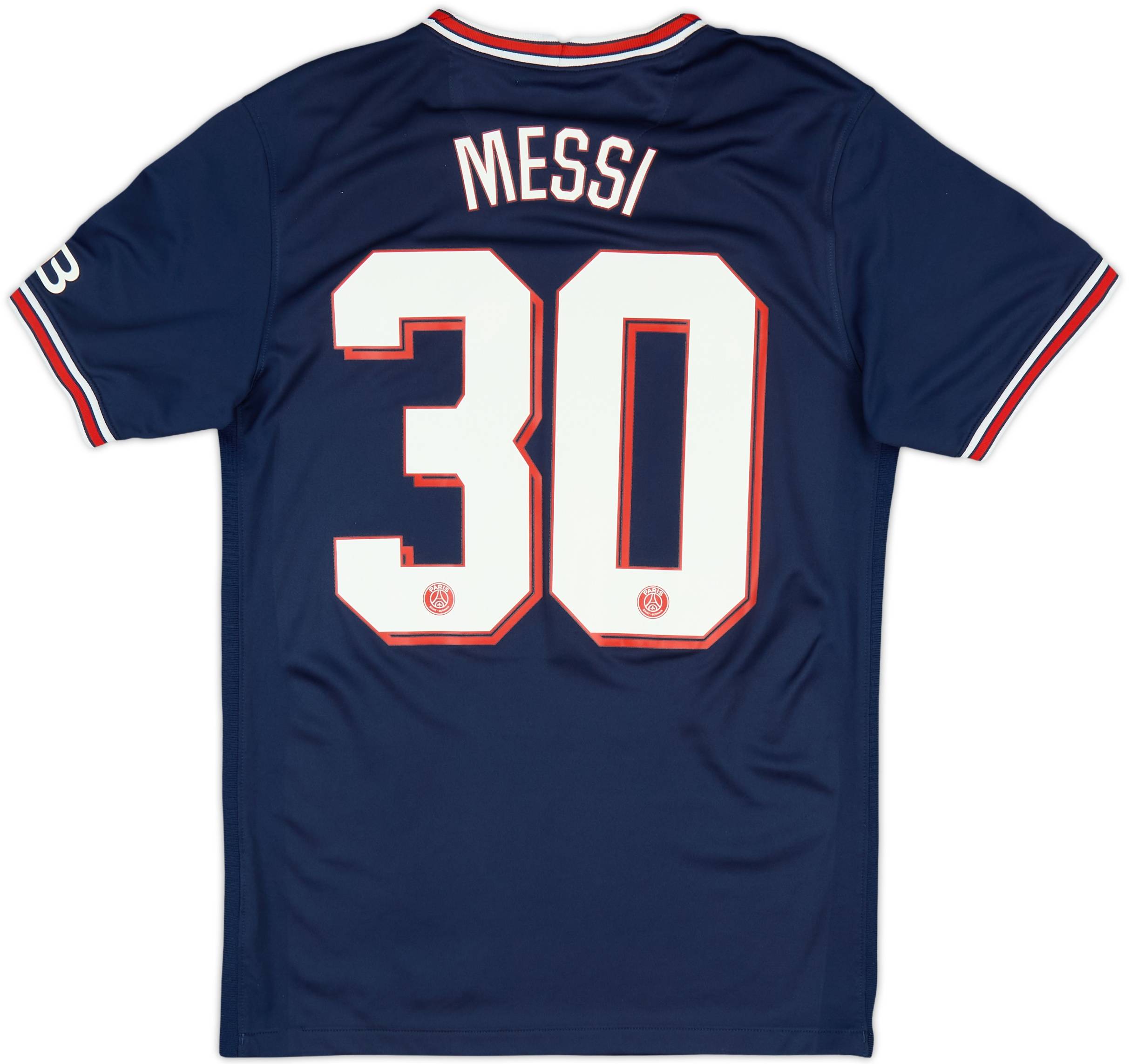2021-22 Paris Saint-Germain Home Shirt Messi #30 - 9/10 - (S)