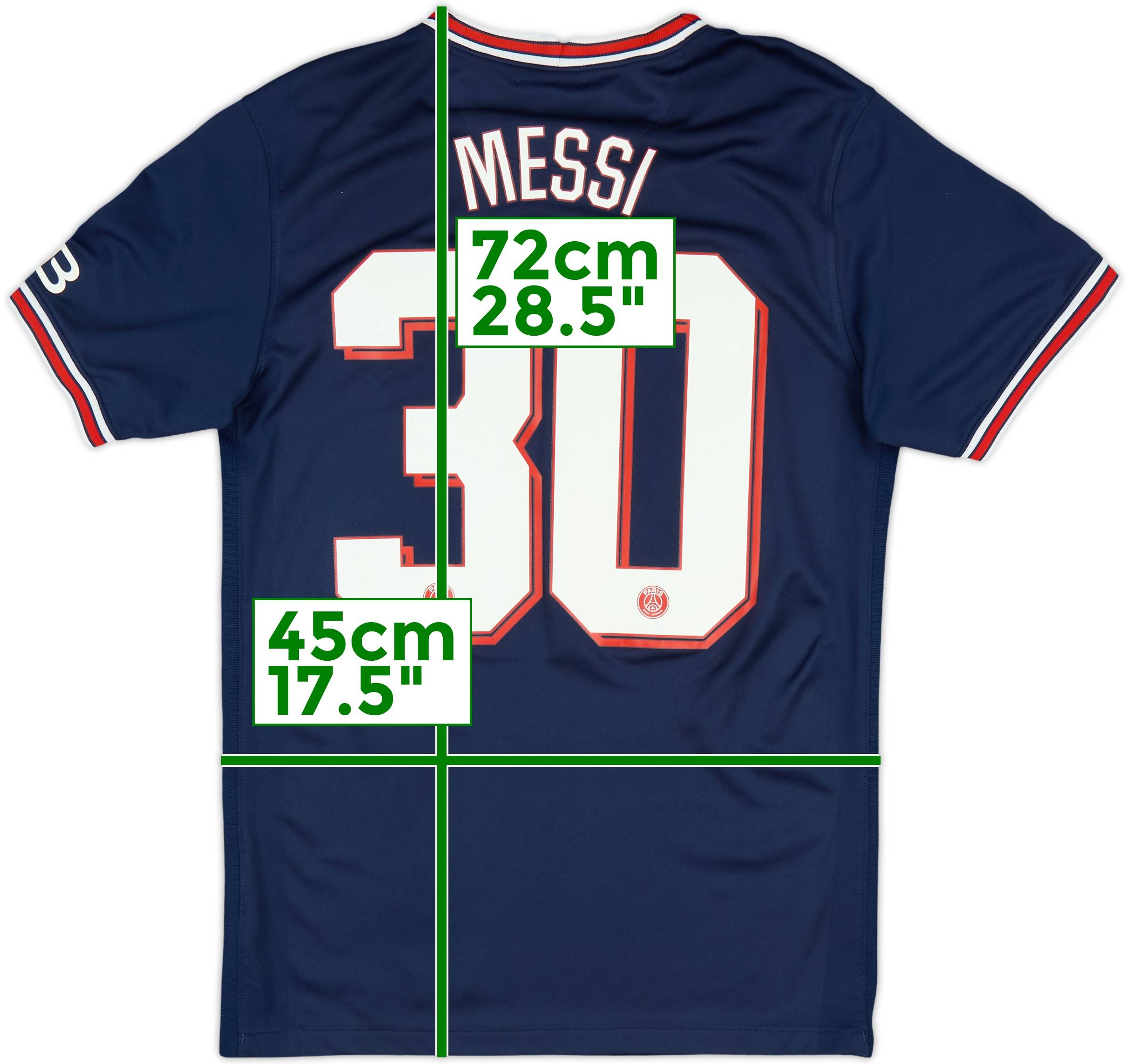 メッシ 30番 パリ・サンジェルマン シャツ XL Youth Lionel Messi #30 Paris St-Germain PSG Soccer Jersey XL