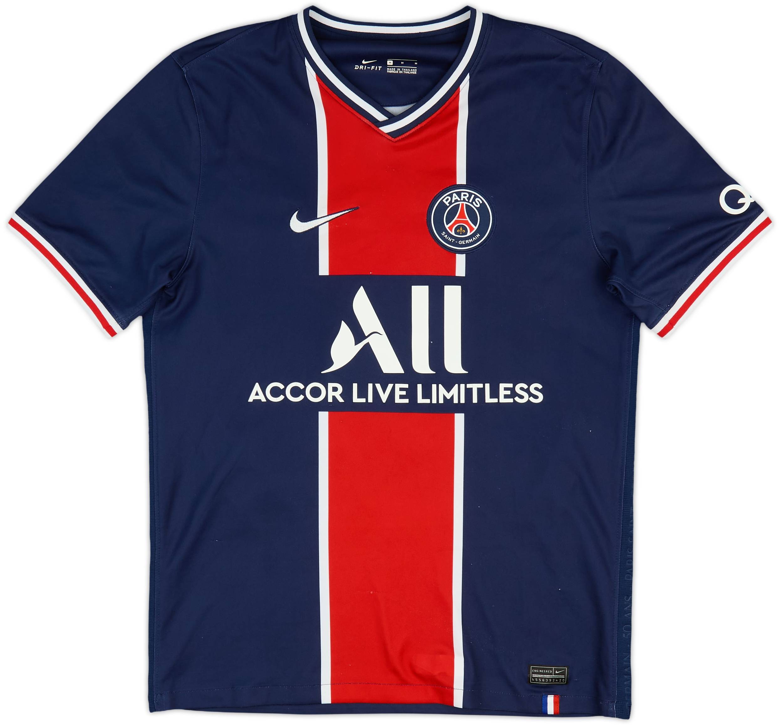 【新品/タグ付き】20/21 PSG ♯10 ネイマール【XLサイズ】ホーム 2020-21 Paris Saint-Germain Home Shirt NeymarJr #10 - 8/10 - (M)
