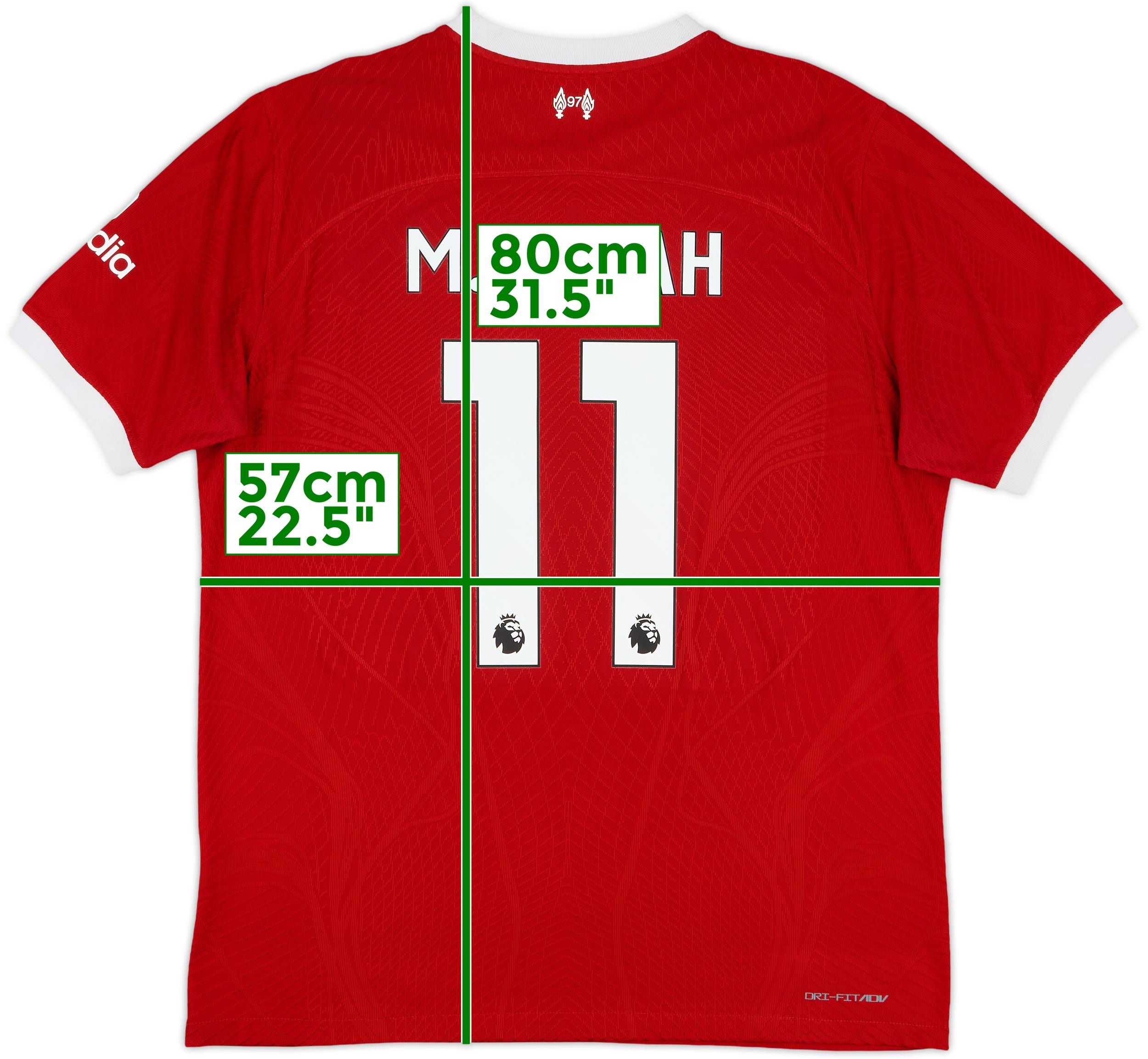 2023-24 Liverpool Authentic Home Shirt M.Salah #11 - 8/10 - (XL)