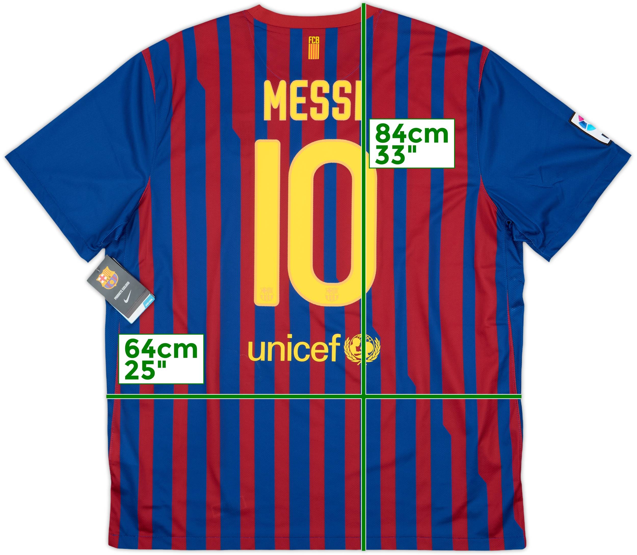 2011-12 Barcelona Home Shirt Messi #10 (XXL)