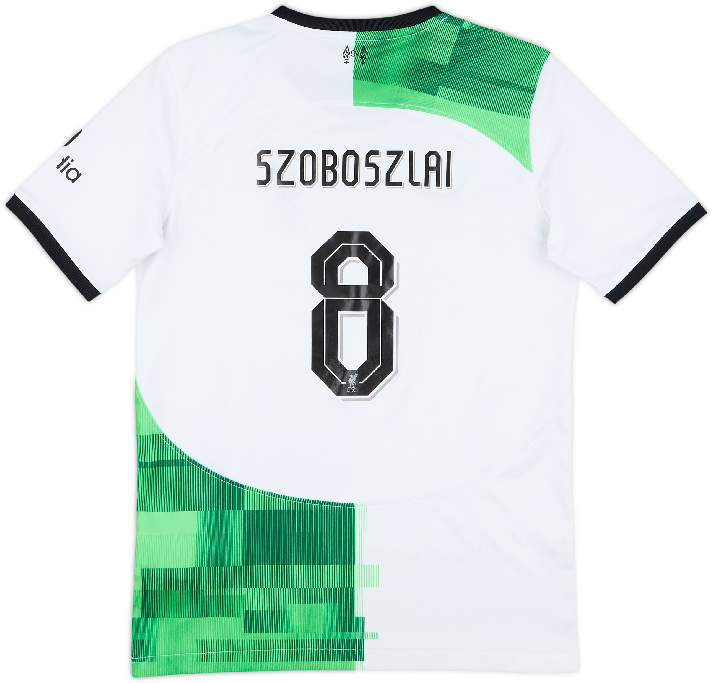 2023-24 Liverpool Away Shirt Szoboszlai #8 - 6/10 - (L.Boys)