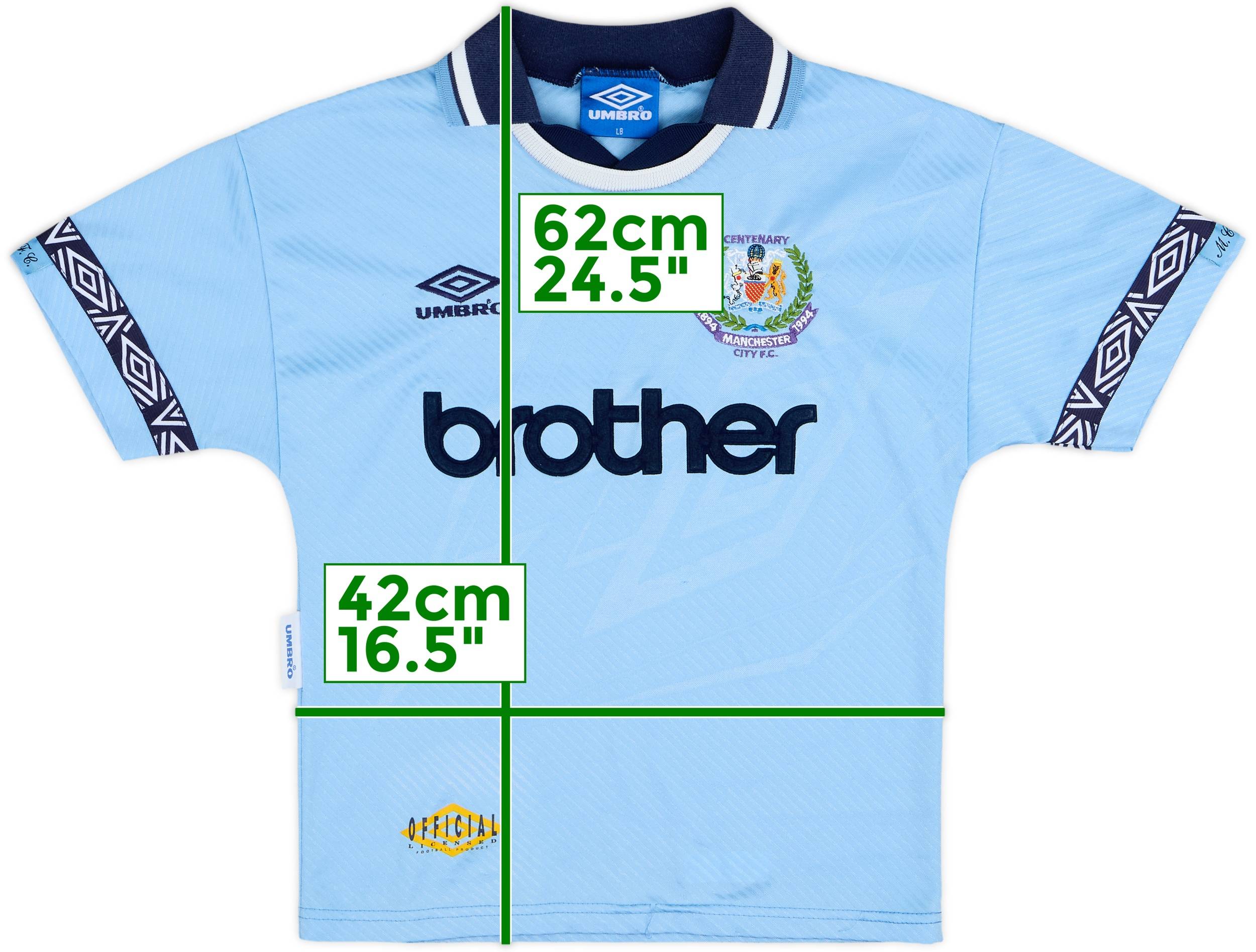 95-97 Umbro Manchester City Home Shirt】 【公式通販】