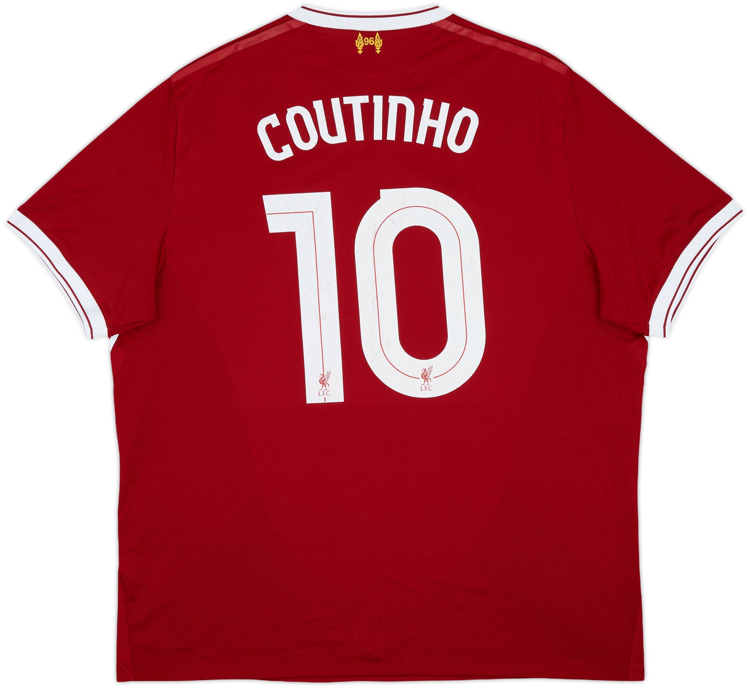 2017-18 Liverpool 125 Years Home Shirt Coutinho #10 - 6/10 - (XXL)