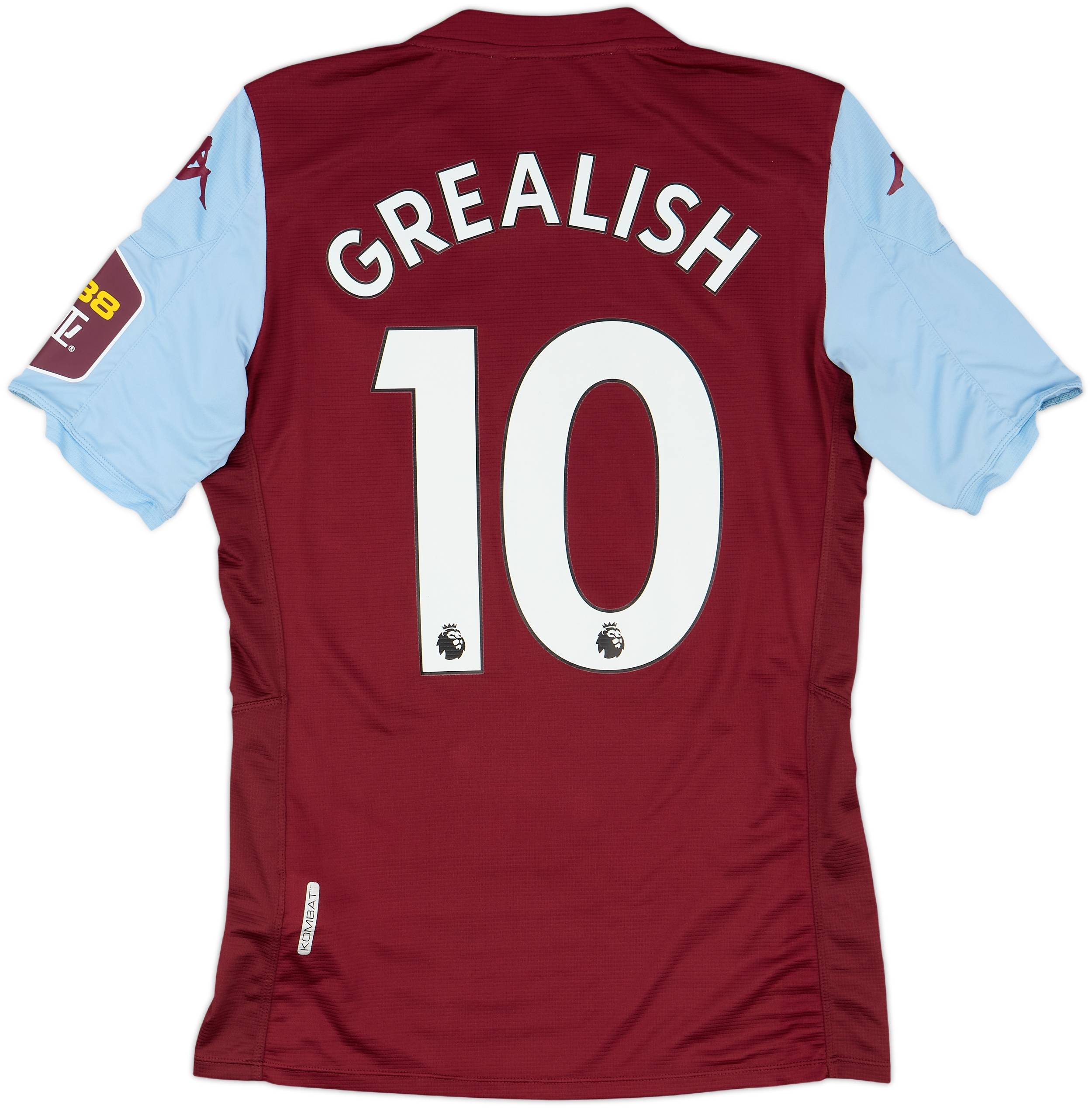 Aston Villa Kappa シャツ Grealish 10 S Aston Villa Kappa シャツ Grealish 10 S 2019-20 Aston Villa