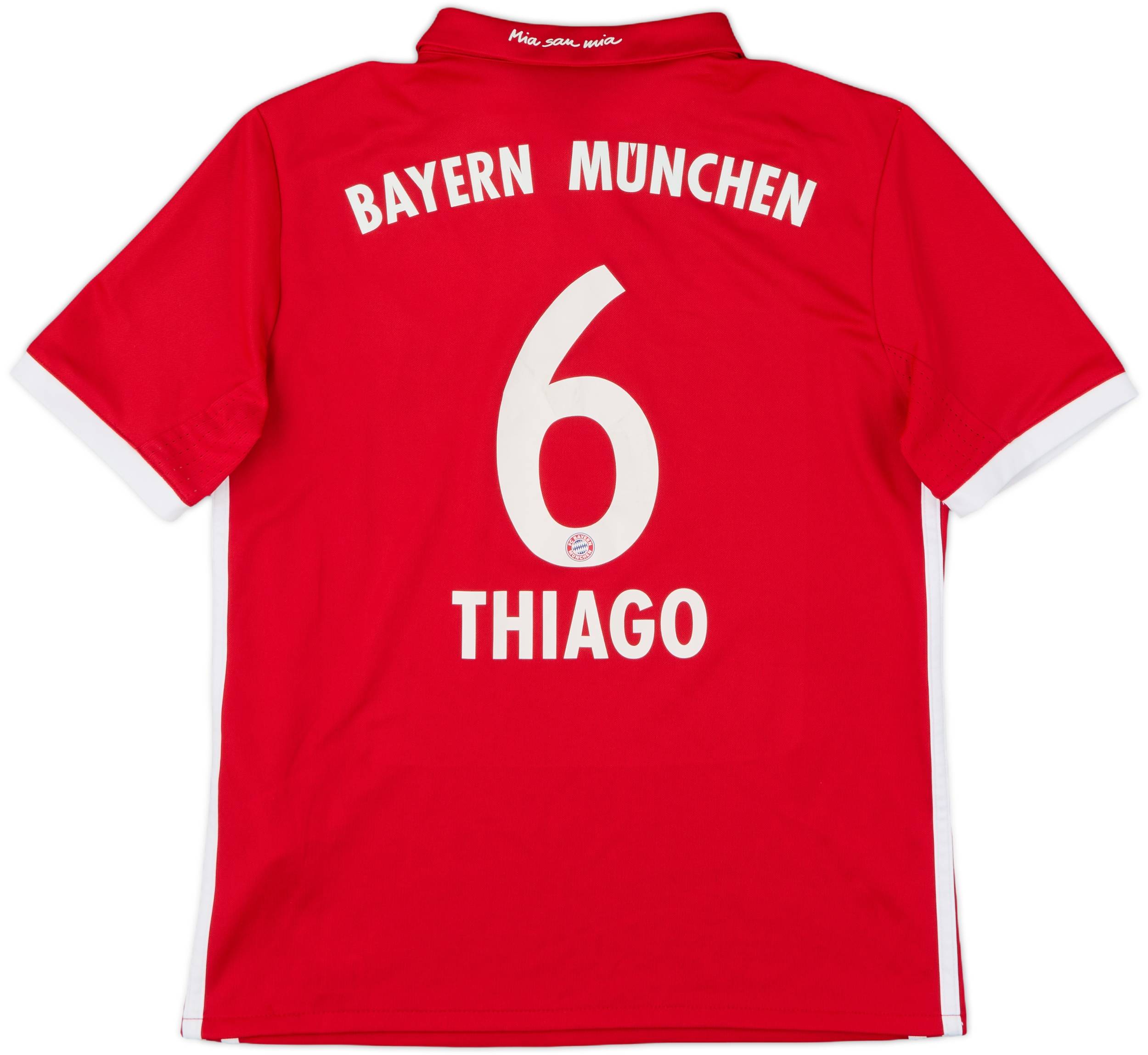 2016-17 Bayern Munich Home Shirt Thiago #6 - 8/10 - (M.Boys)