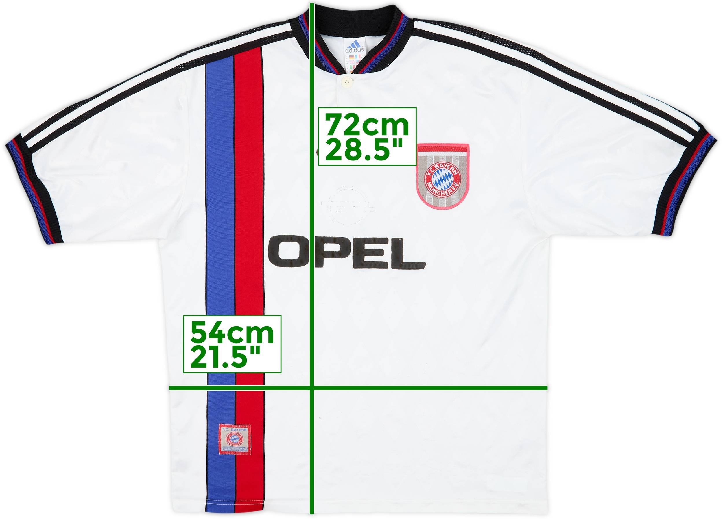 1996-98 Bayern Munich Away Shirt - 4/10 - (M)