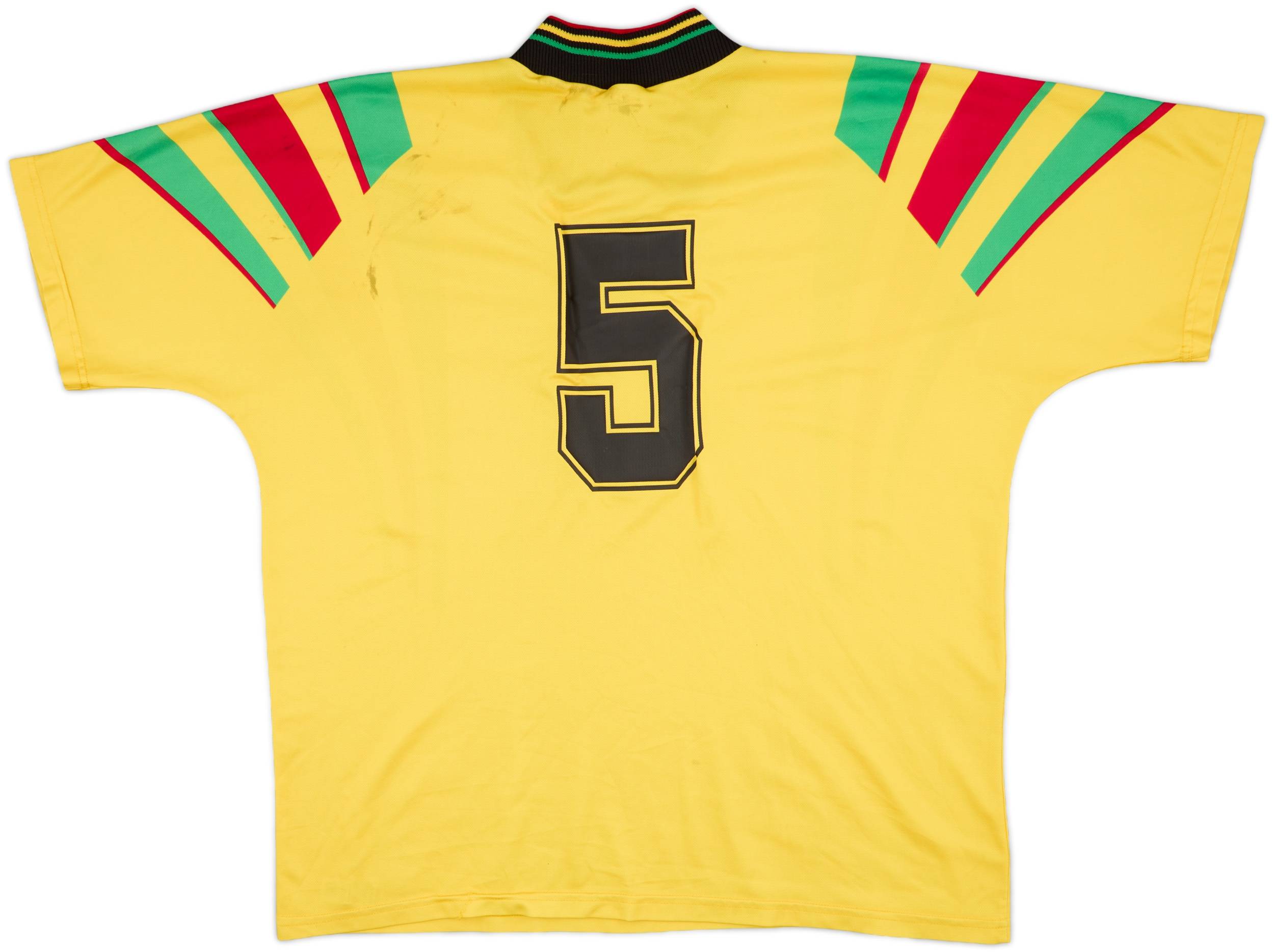 1996-98 Ghana Home Shirt #5 - 7/10 - (XL)