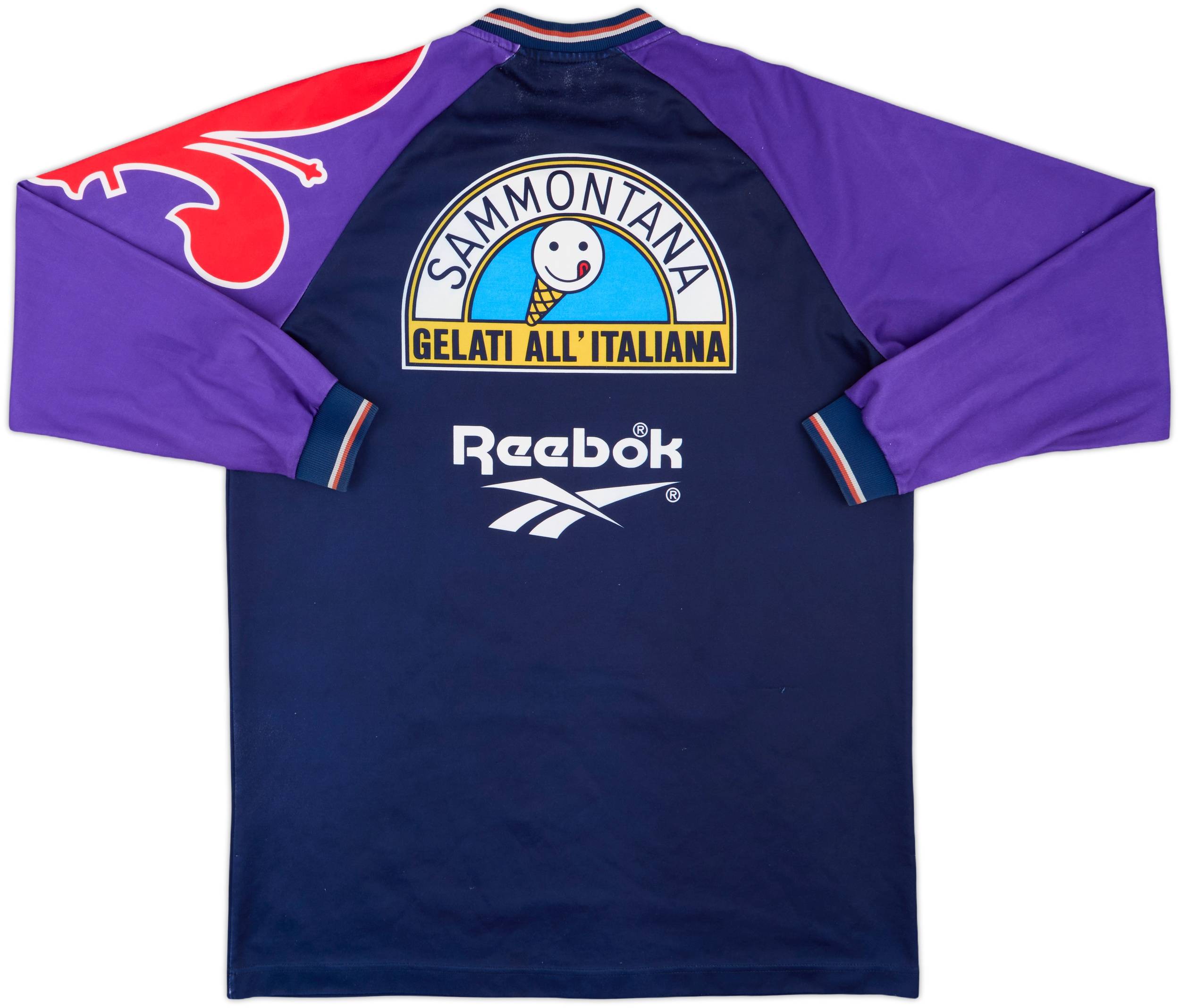 1995-96 Fiorentina Reebok Training L/S Shirt - 7/10 - (L)