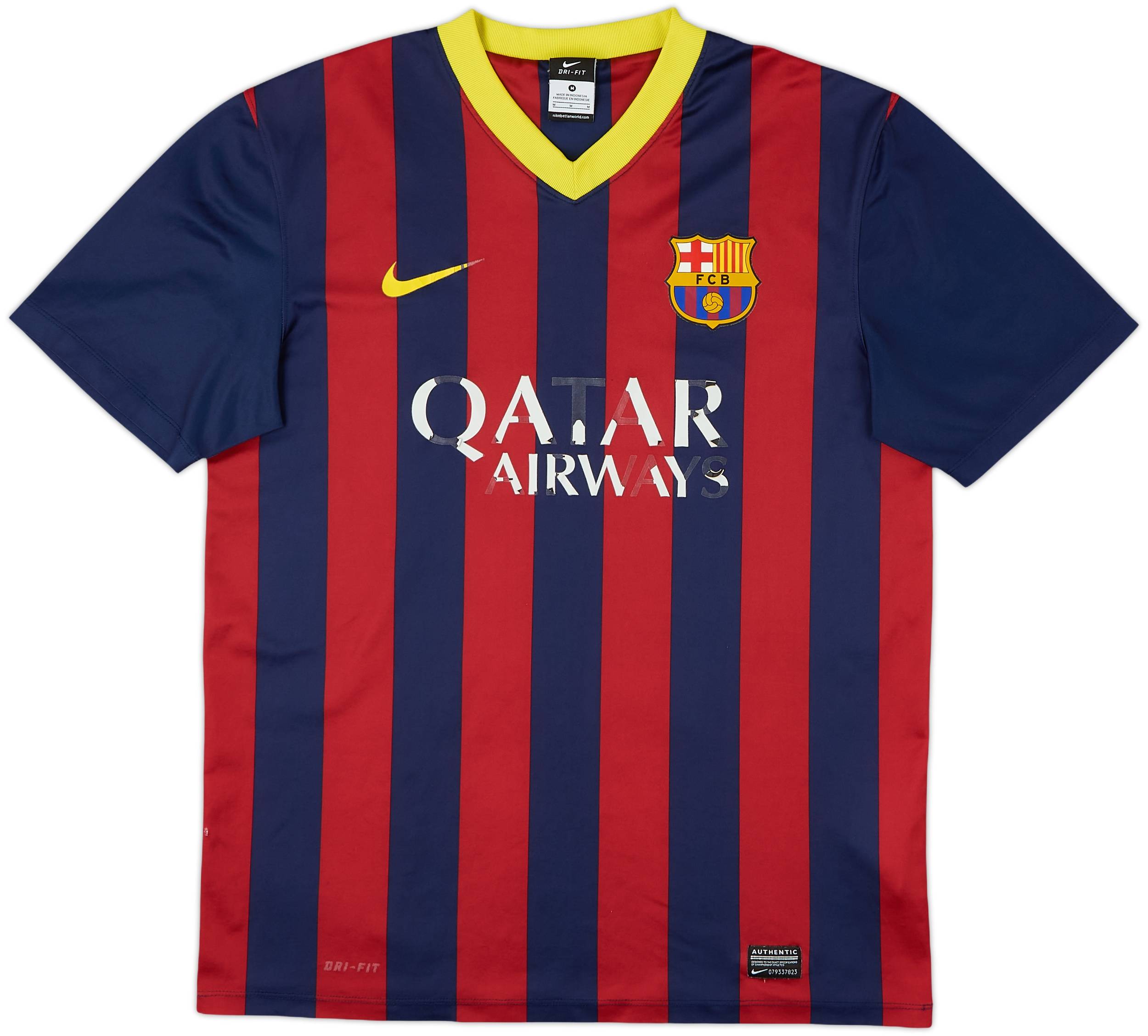 2013-14 Barcelona Basic Home Shirt - 4/10 - (M)