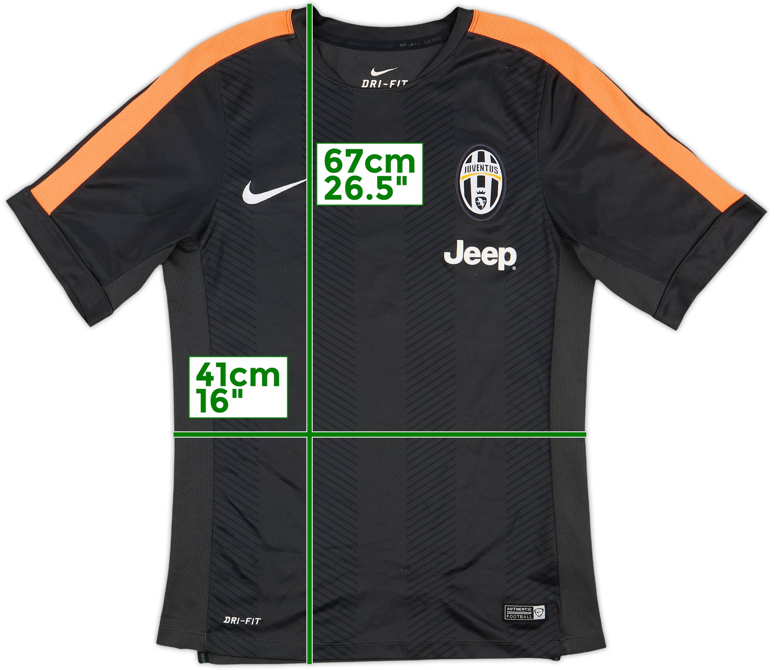 Nike Juventus 2014 シャツ 2XL 2014-15 Juventus Nike Sweat Top - 8/10 - (XXL)