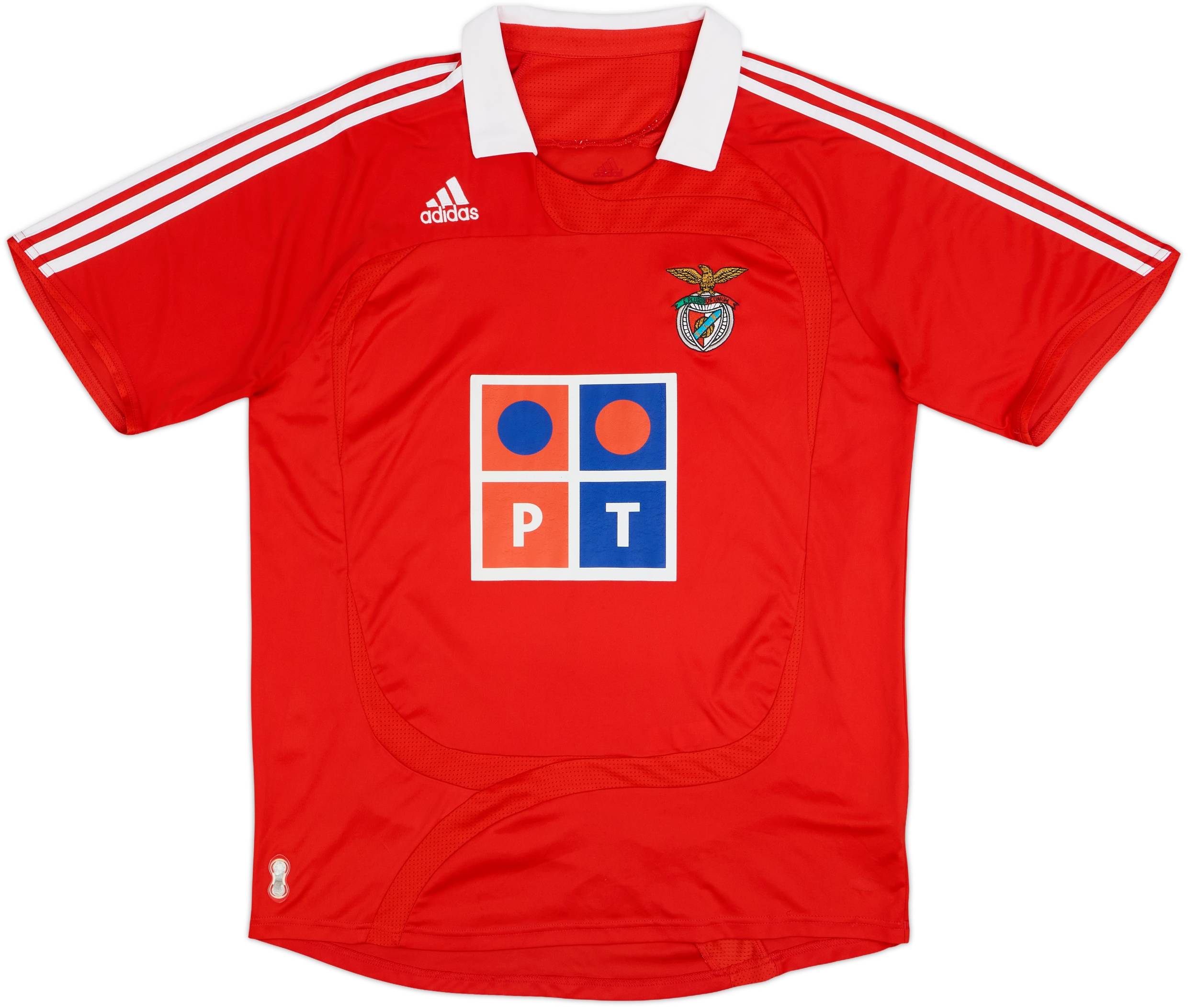 2007-08 Benfica Home Shirt Di Maria #20 - 8/10 - (L)