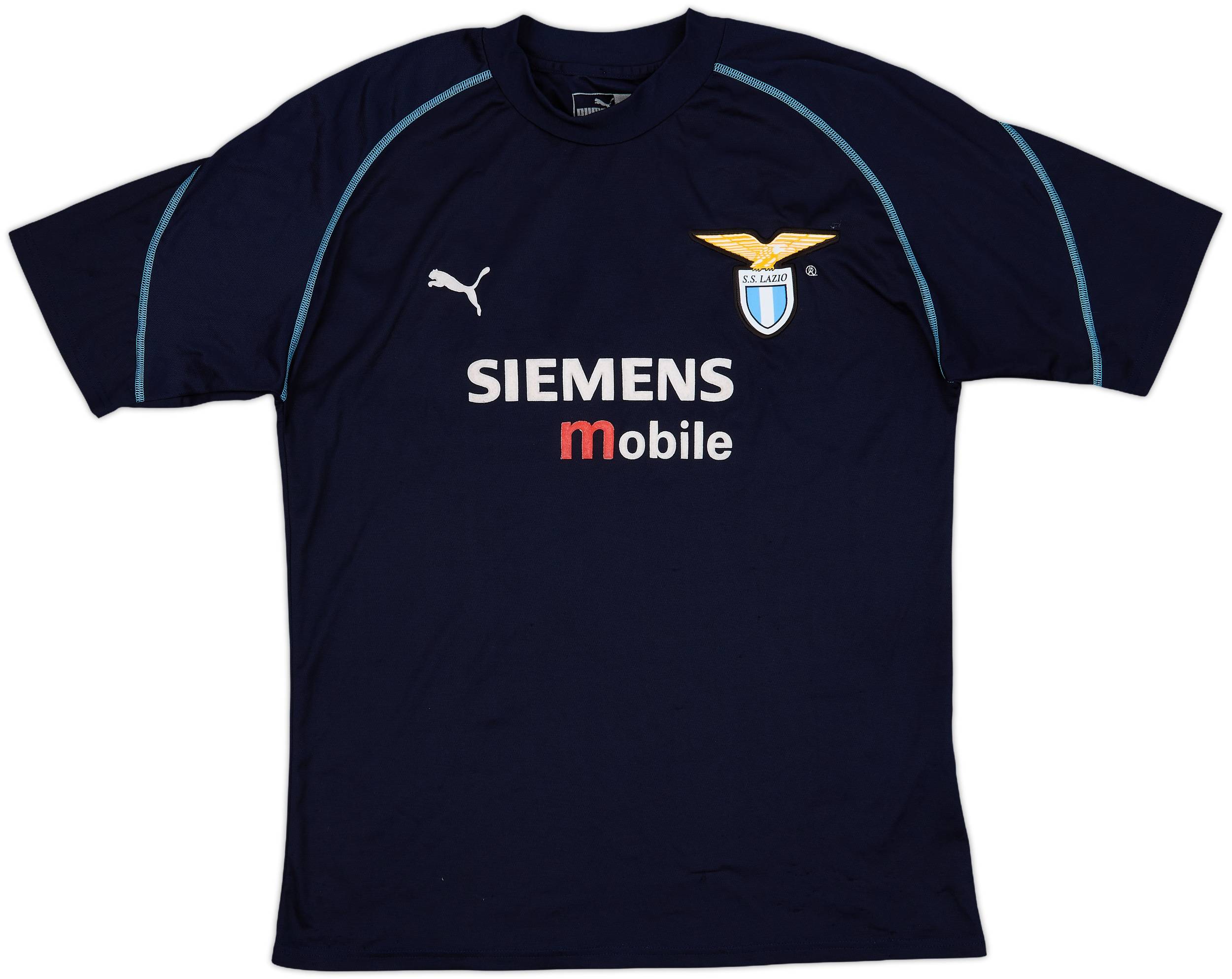 01/02 PUMA SS Lazio サッカージャージ 水色 L 2000 SS LAZIO PUMA L XL ITALY JERSEY ROME Azzurri M XXL