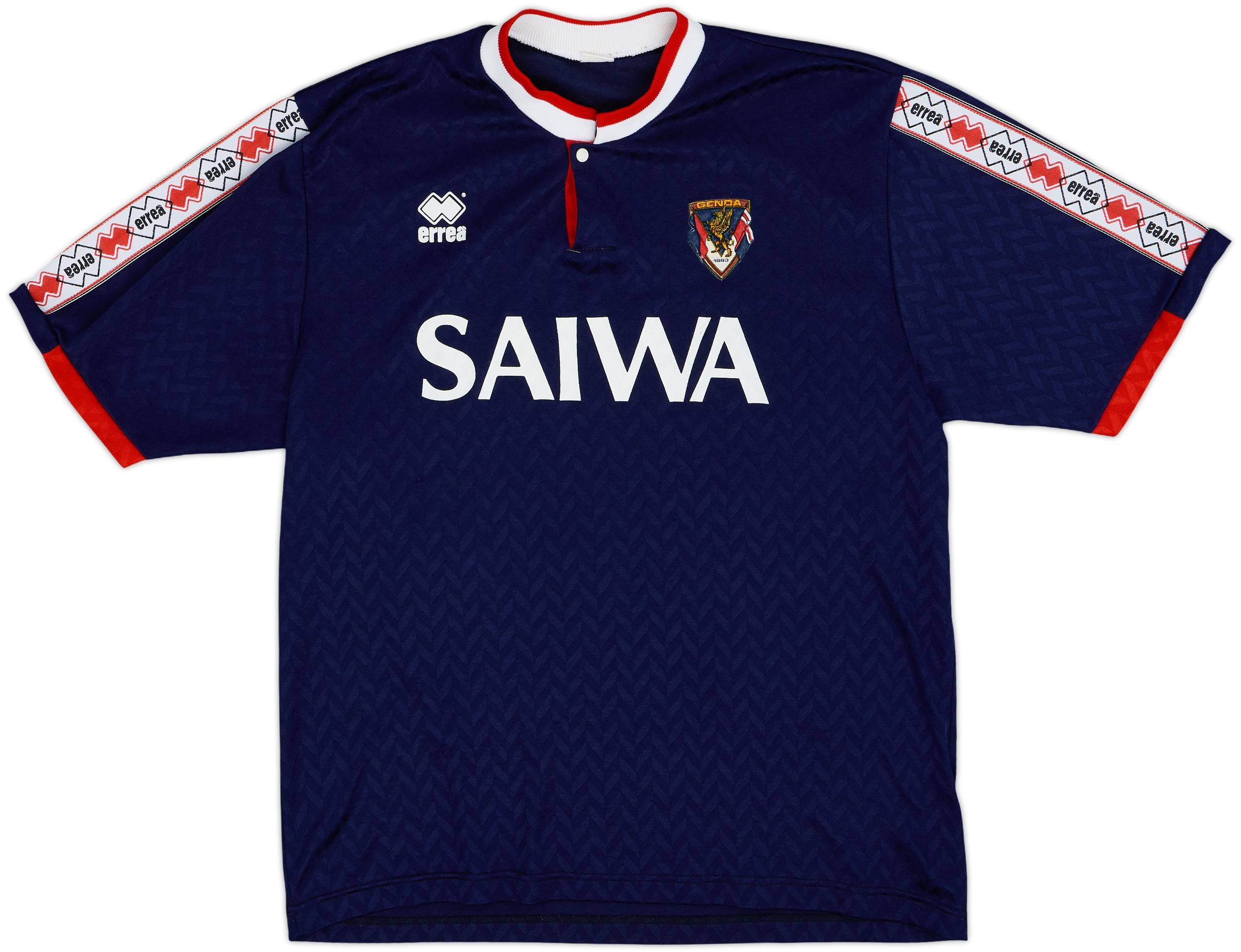 1992-94 Genoa Errea Training Shirt - 9/10 - (XL)