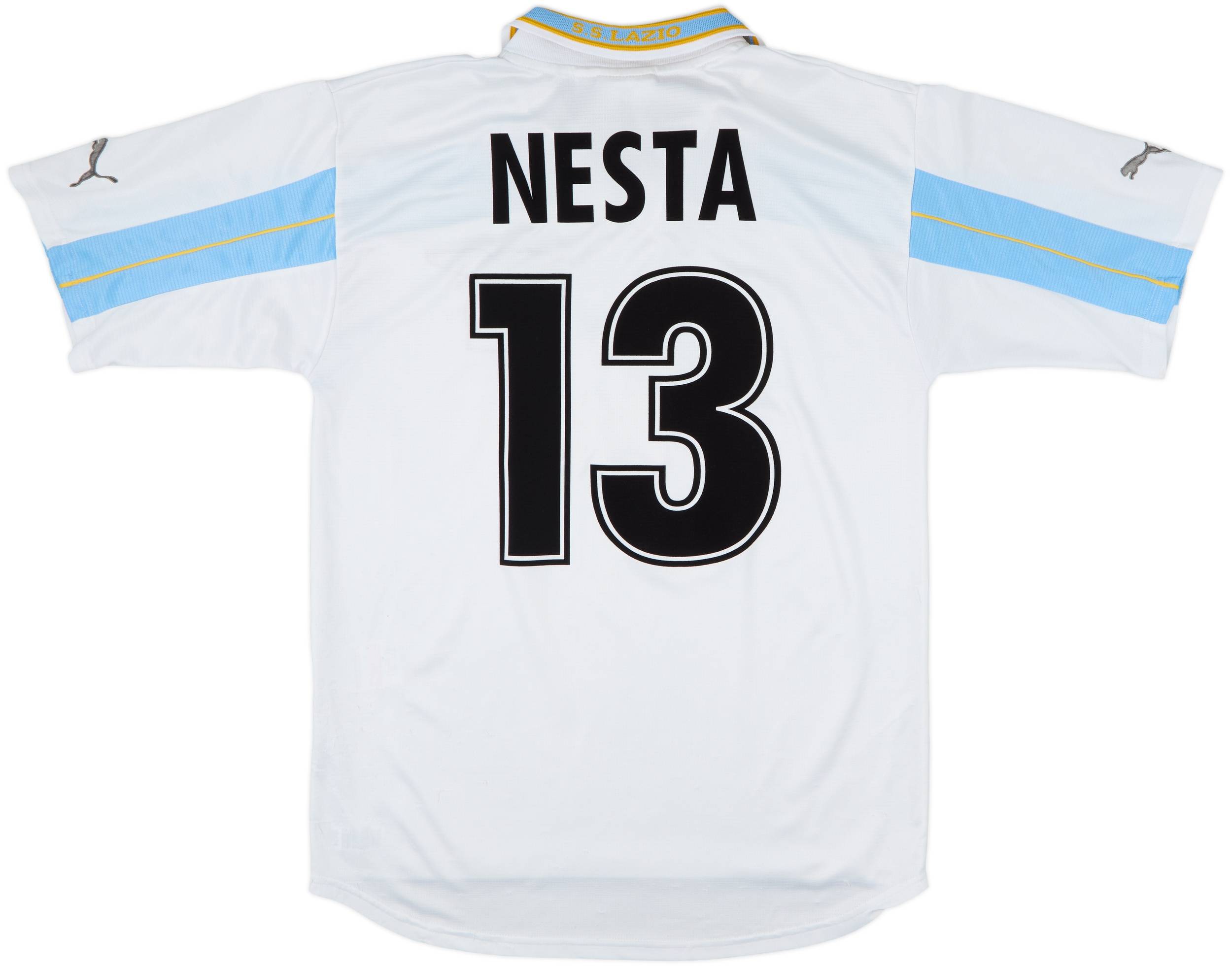 1999-00 Lazio Centenary Home Shirt Nesta #13 - 5/10 - (S)