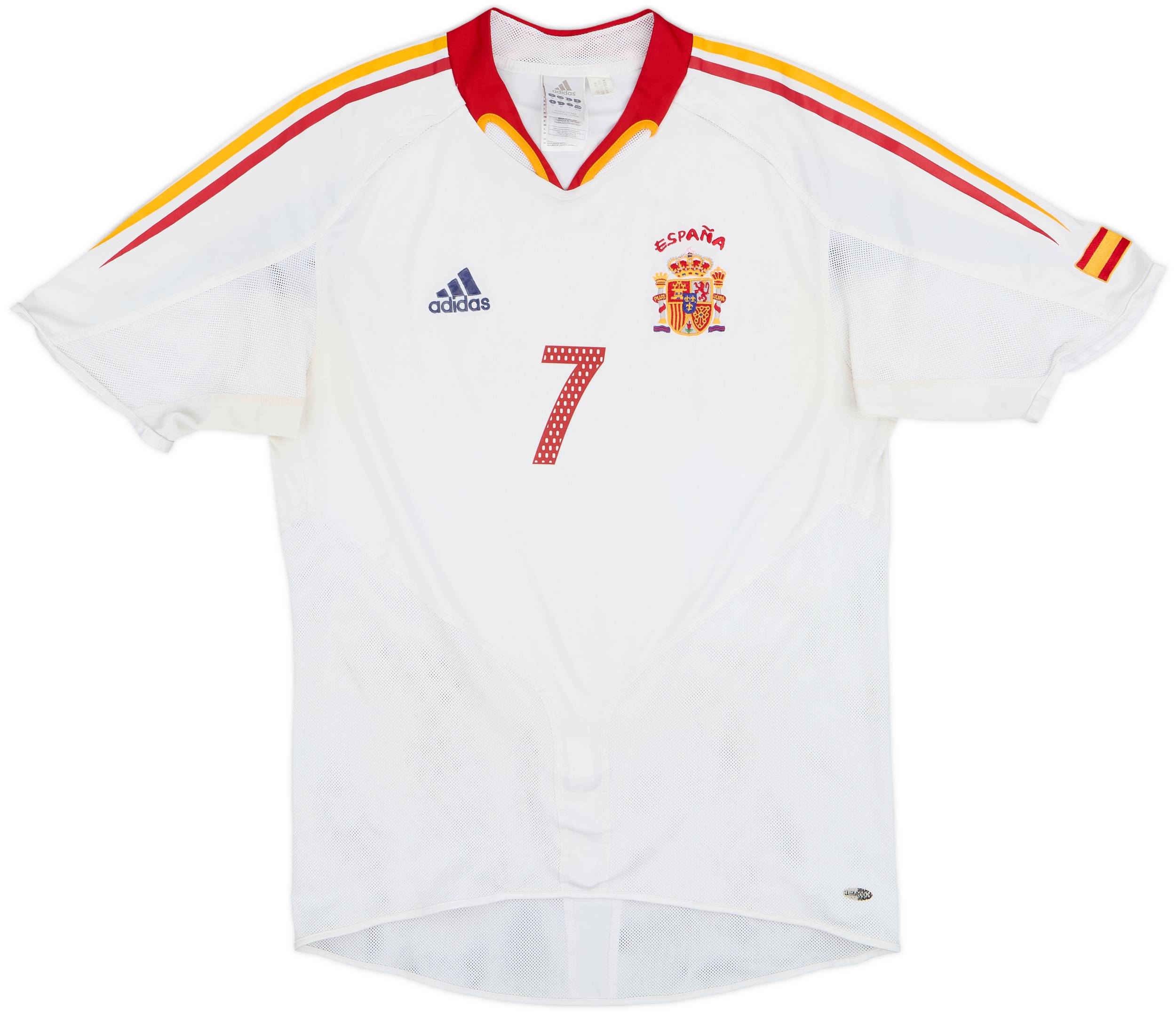 2004 adidas スペイン代表　アウェイ No.7 RAUL 2004-06 Spain Away Shirt Raul #7 - 6/10 - (M)