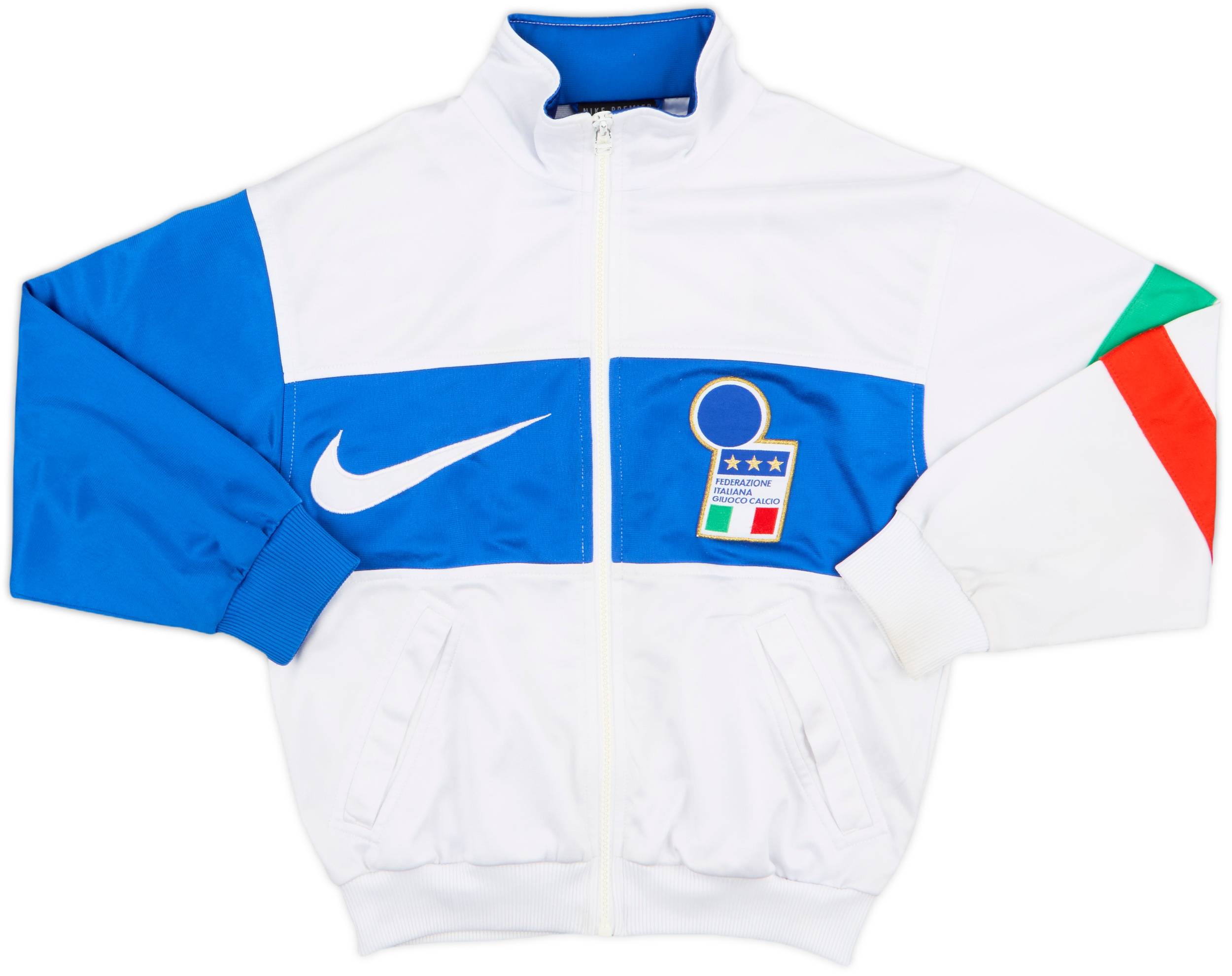 1996-97 Italy Nike Track Jacket - 8/10 - (S.Boys)