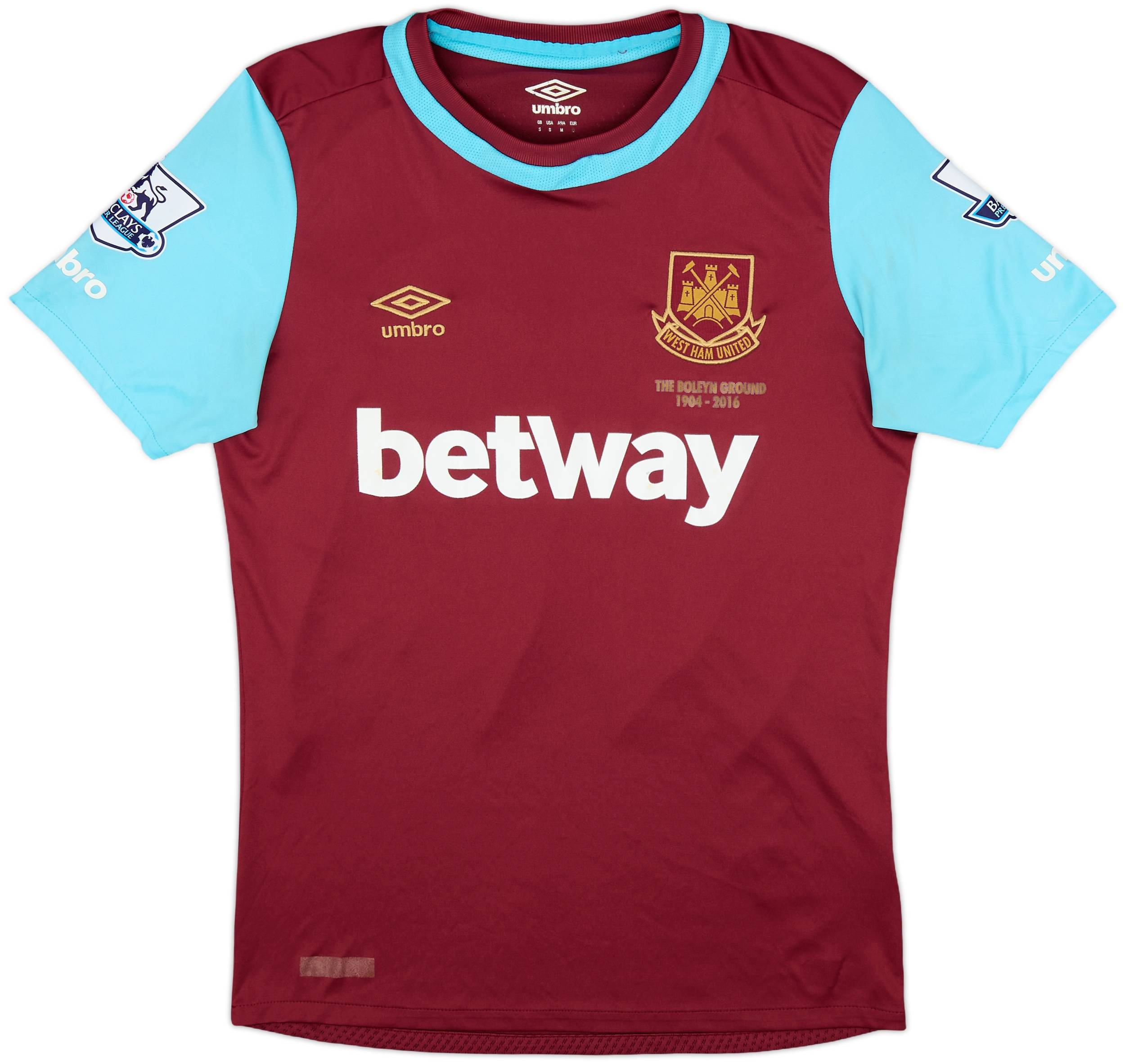 2015-16 West Ham 'Boleyn' Home Shirt Payet #27 - 7/10 - (S)