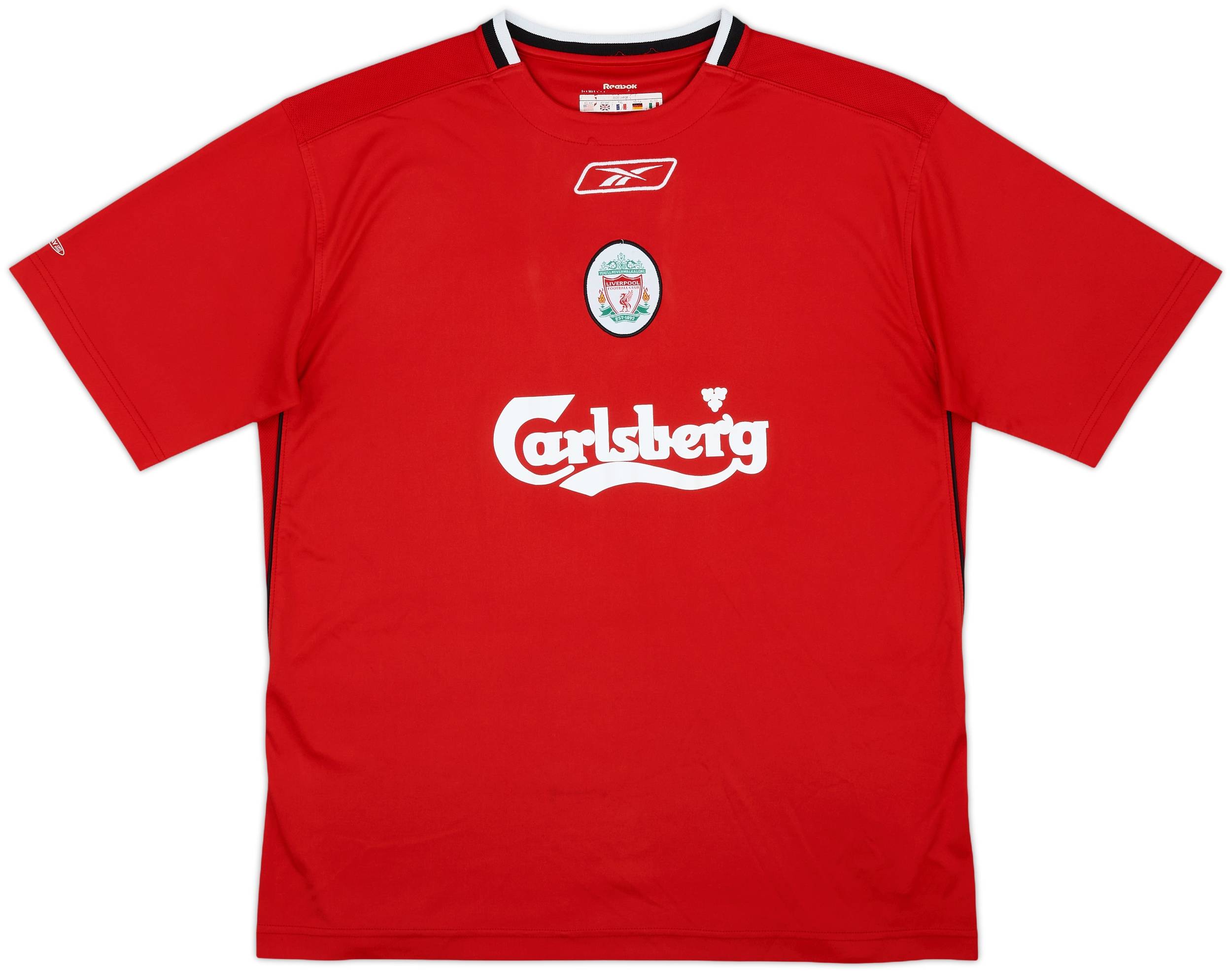 2003-04 Liverpool Reebok Training Shirt - 7/10 - (L)