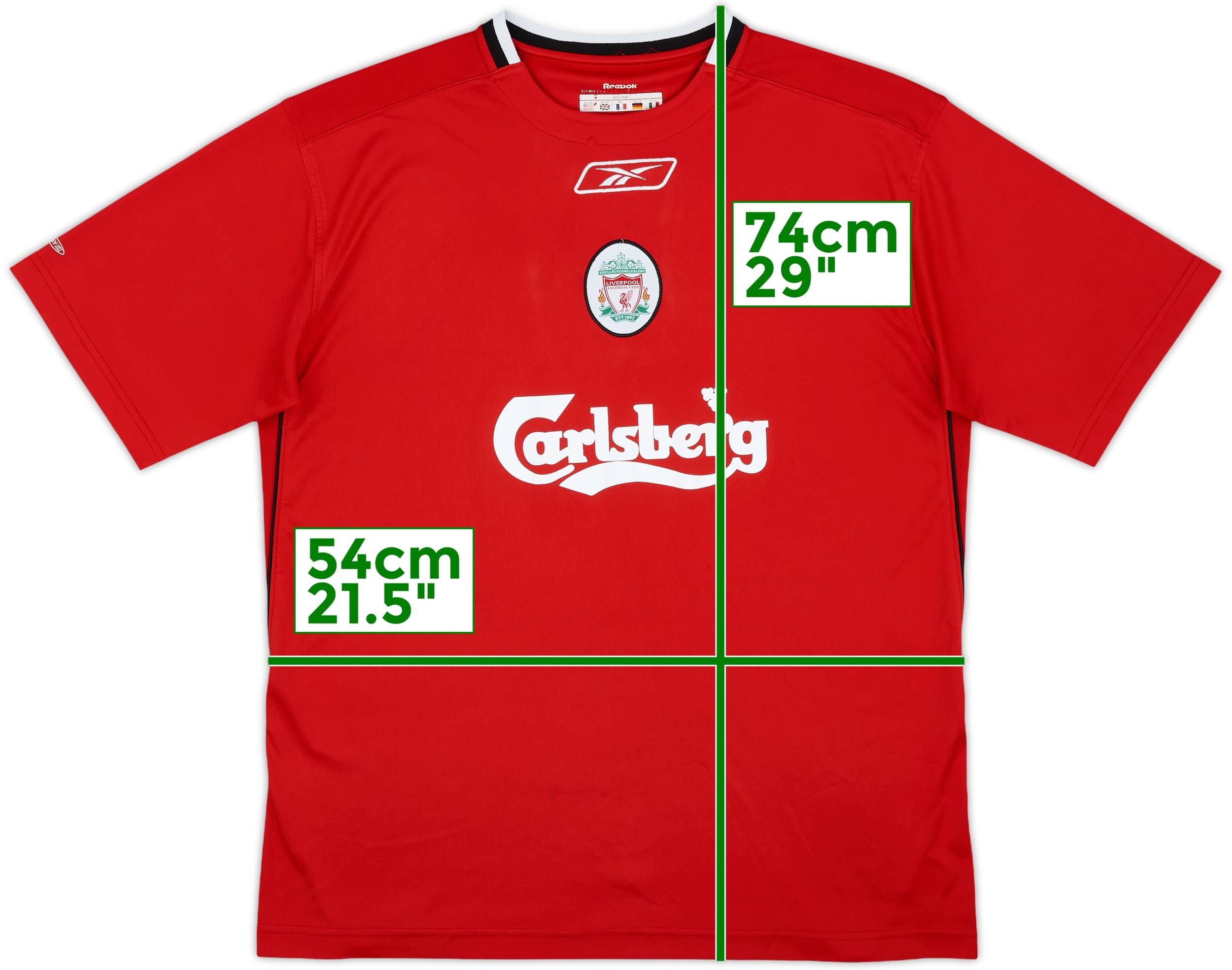 2003-04 Reebok Liverpool サッカーシャツ リヴァプール 2003-04 Reebok Liverpool サッカーシャツ リヴァプール