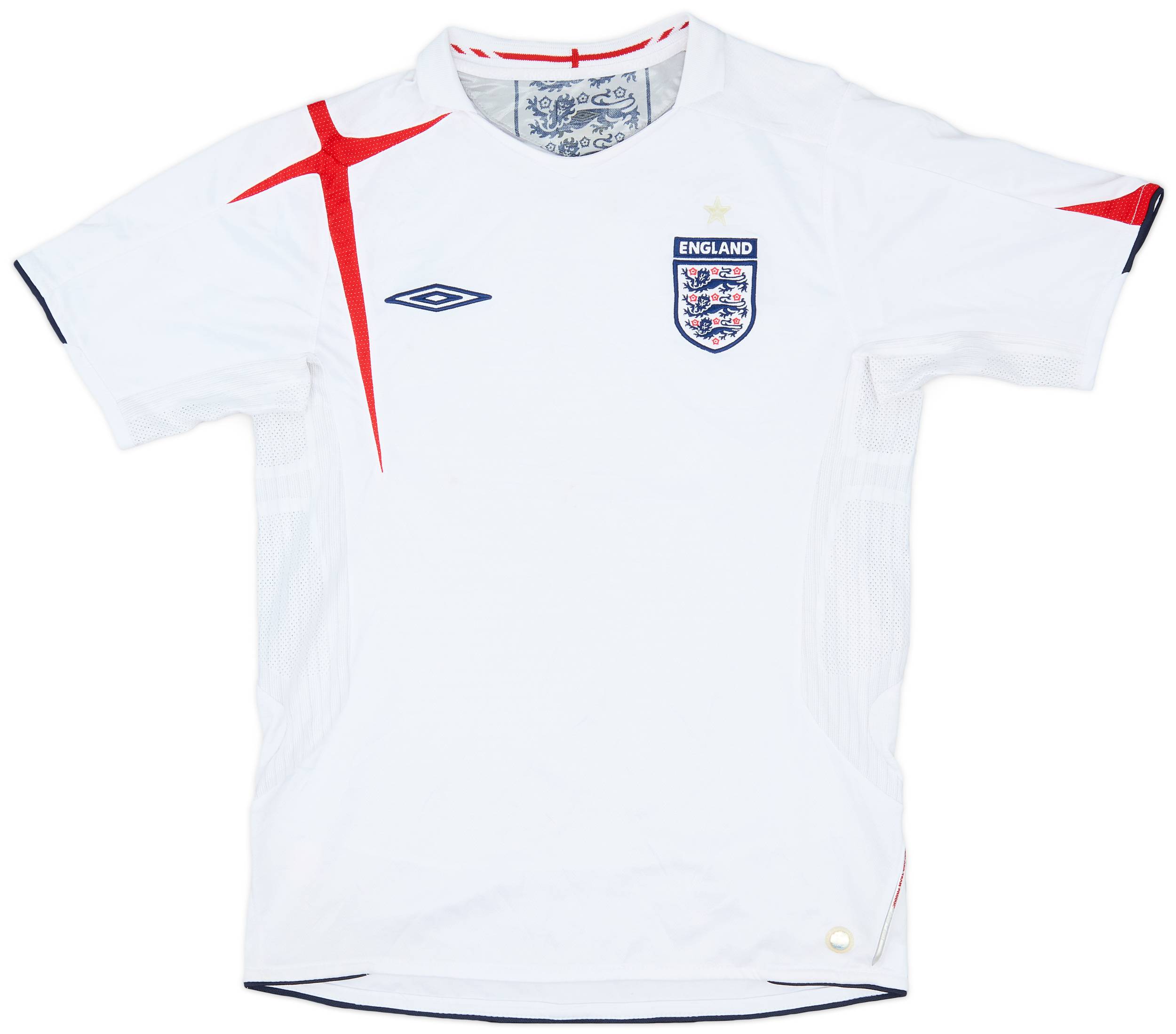 2005-07 England Home Shirt - 8/10 - (S)