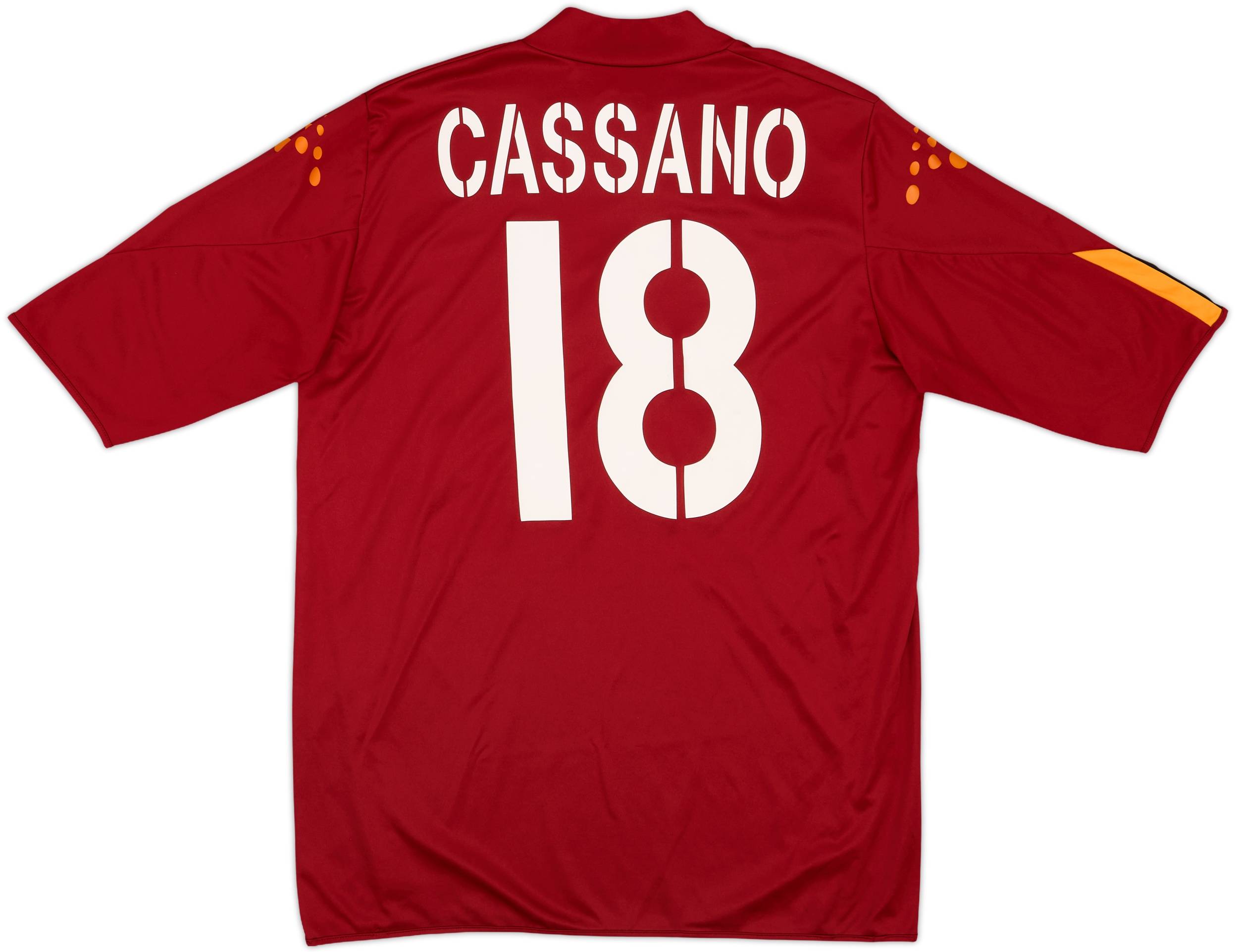 2004-05 Roma Home Shirt Cassano #18 - 8/10 - (M)
