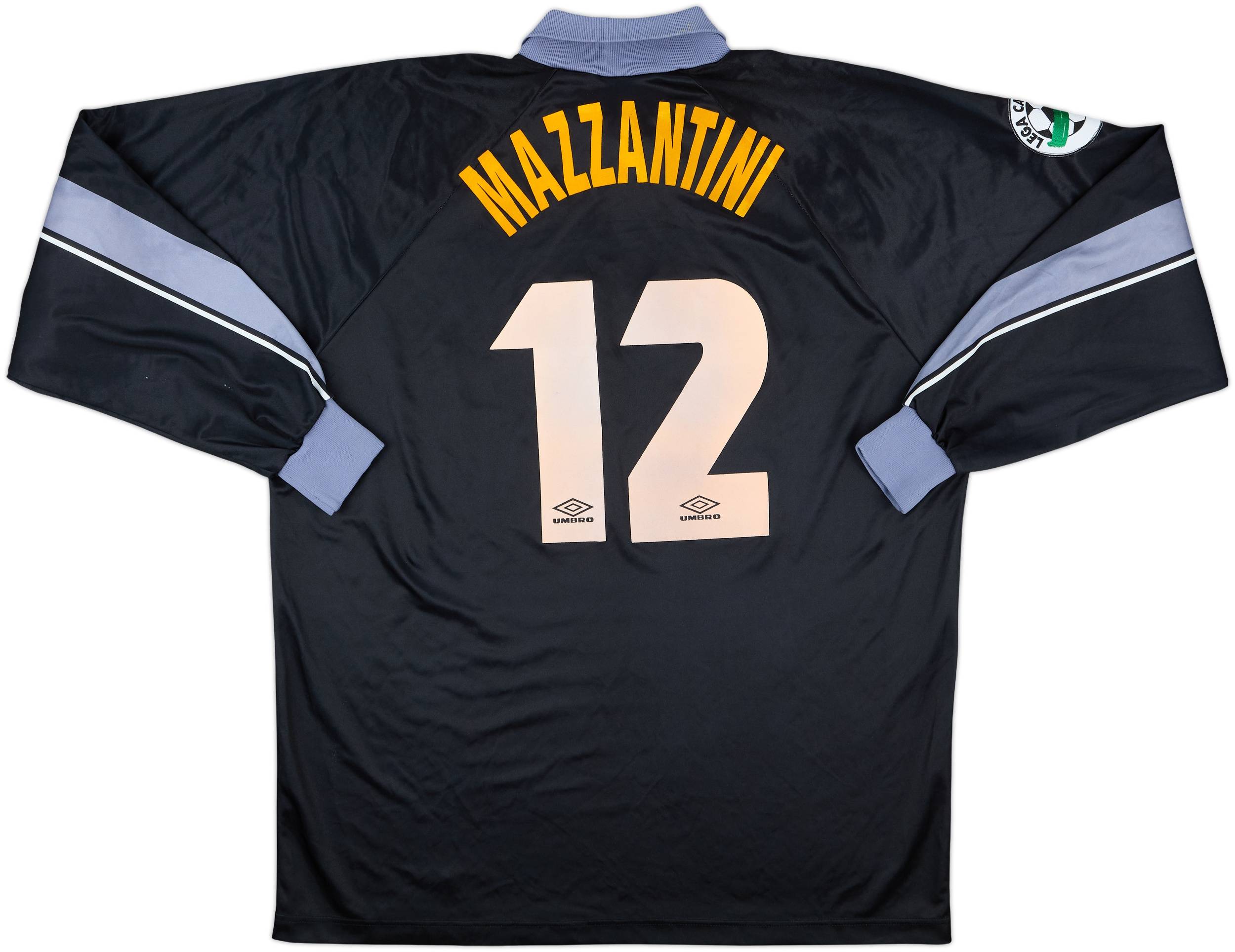 1997-98 Inter Milan Match Issue GK Shirt Mazzantini #12