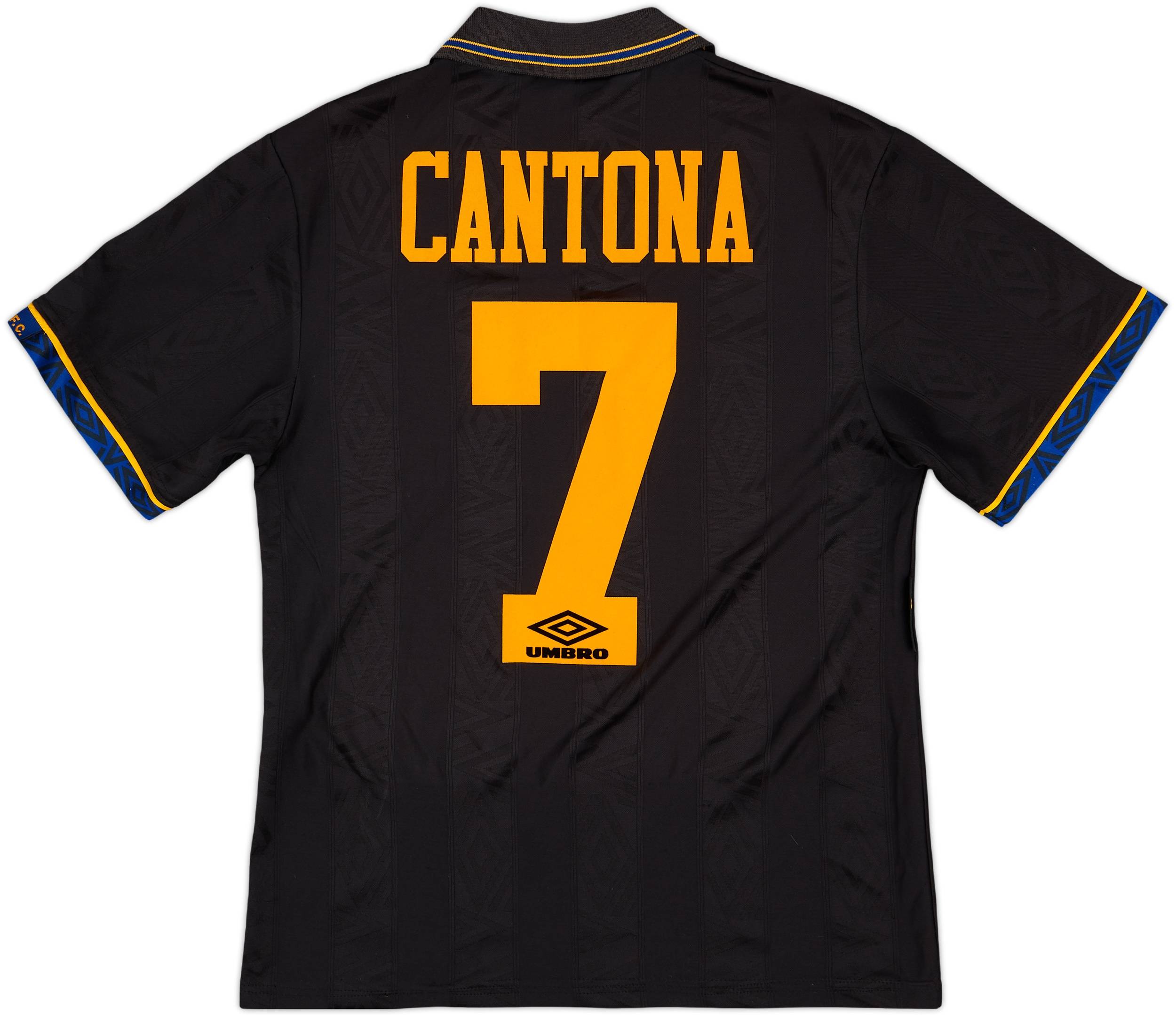 1993-95 Manchester United Away Shirt Cantona #7 - 7/10 - (S)