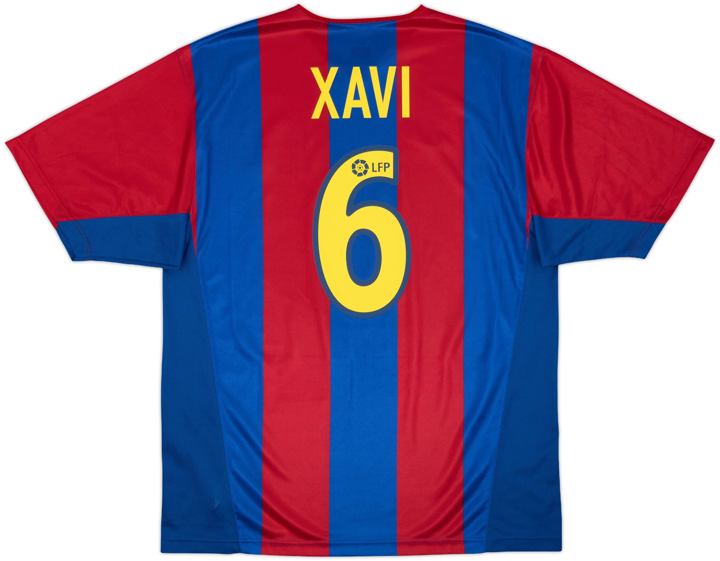 2002-03 Barcelona Basic Home Shirt Xavi #6 - 10/10 - (XL)