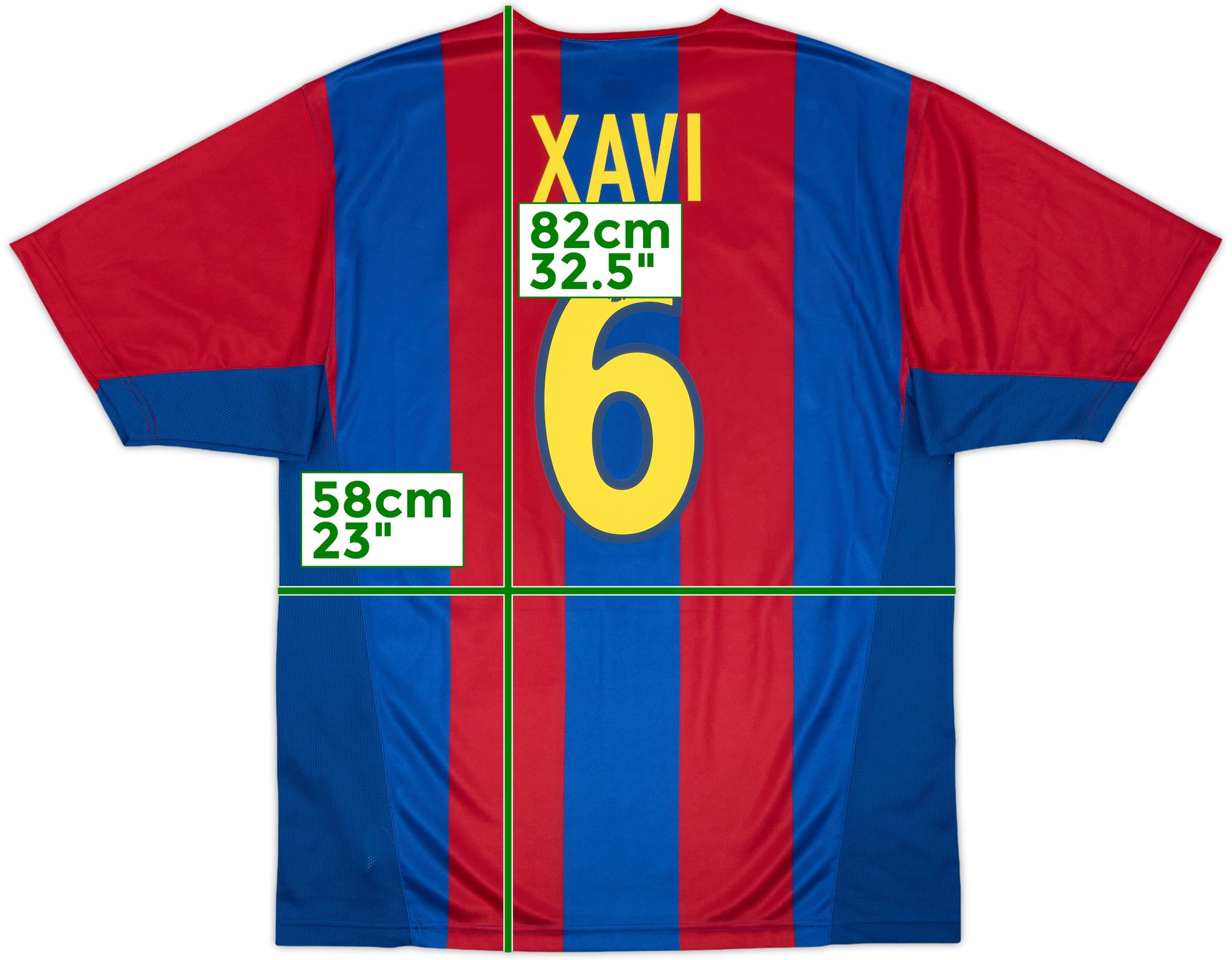 2002-03 Barcelona Basic Home Shirt Xavi #6 - 10/10 - (XL)
