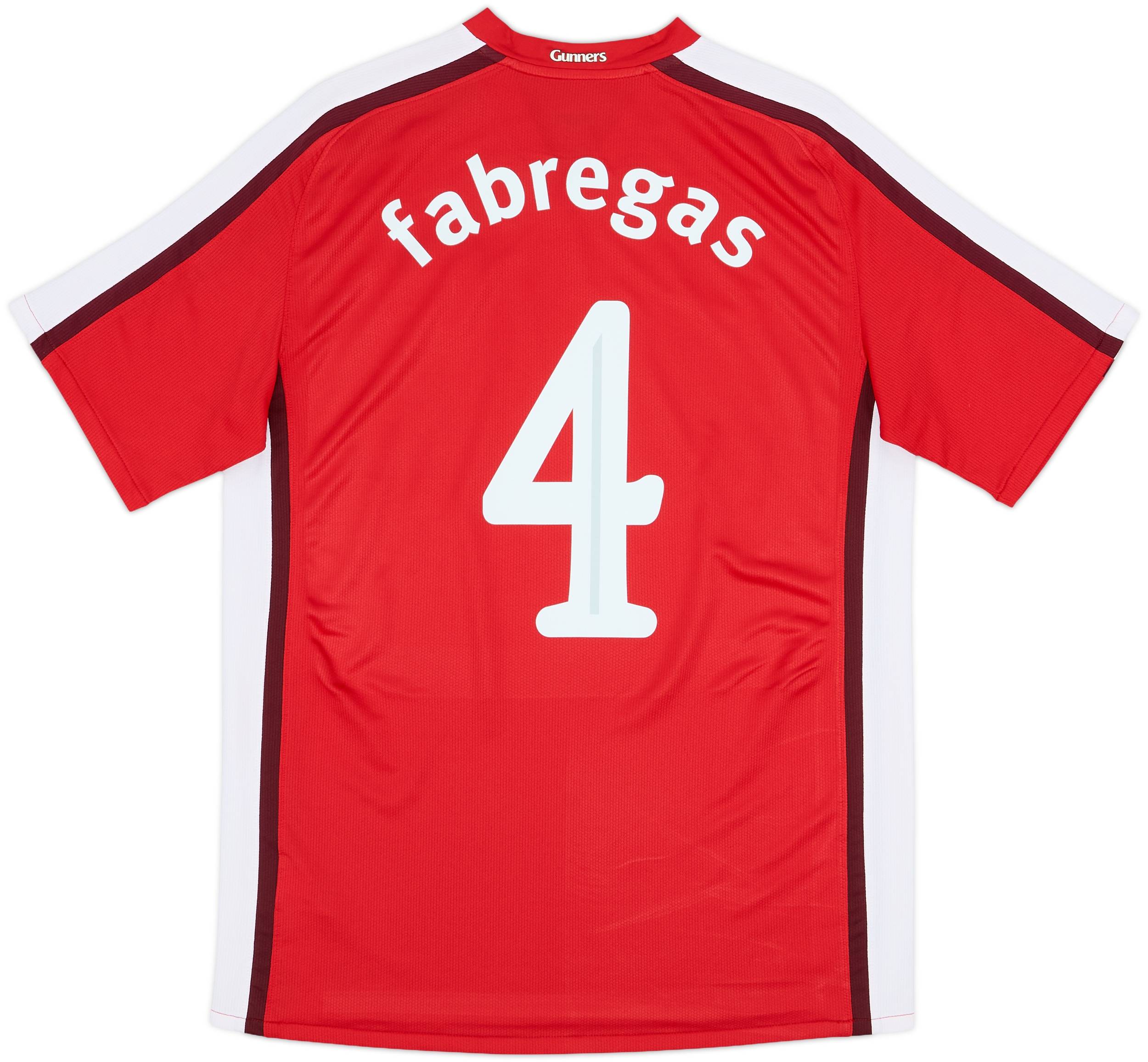 2008-10 Arsenal Home Shirt Fabregas #4 - 8/10 - (M)