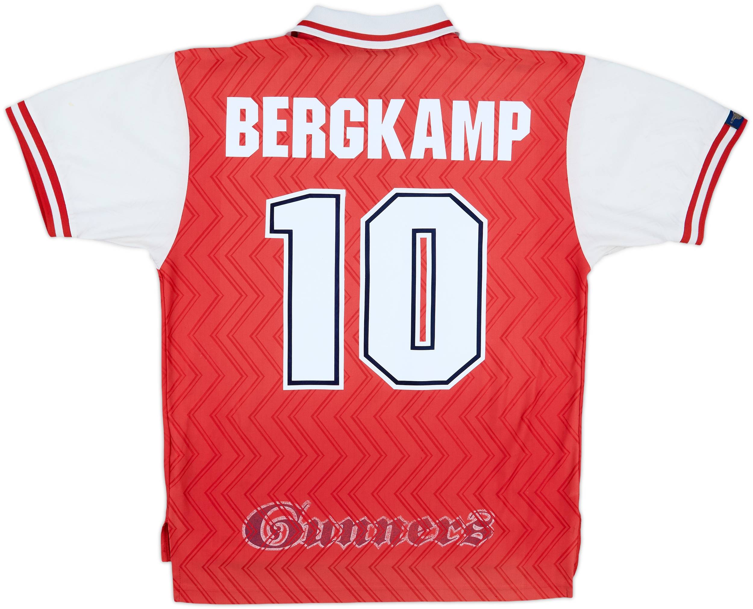 1996-98 Arsenal Home Shirt Bergkamp #10 - 5/10 - (L)