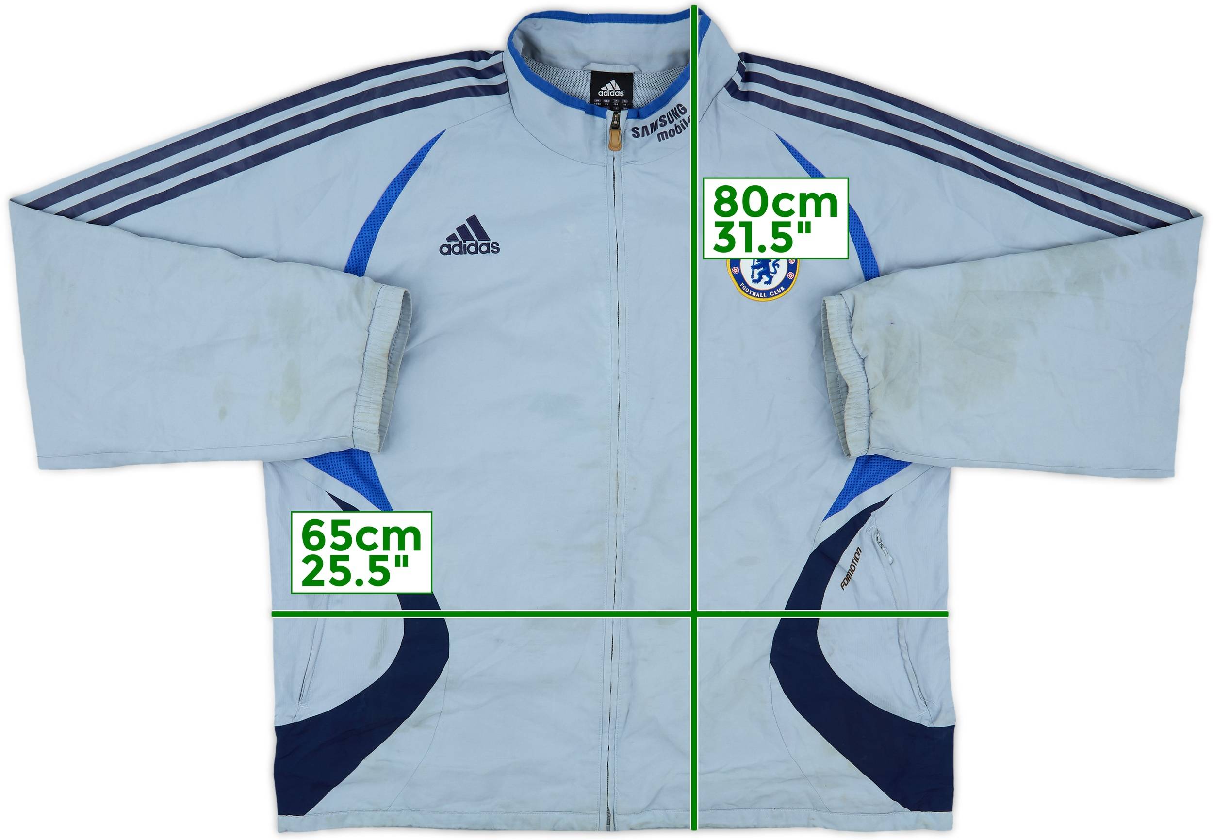 2006-07 Chelsea adidas Track Jacket - 4/10 - (XXL)