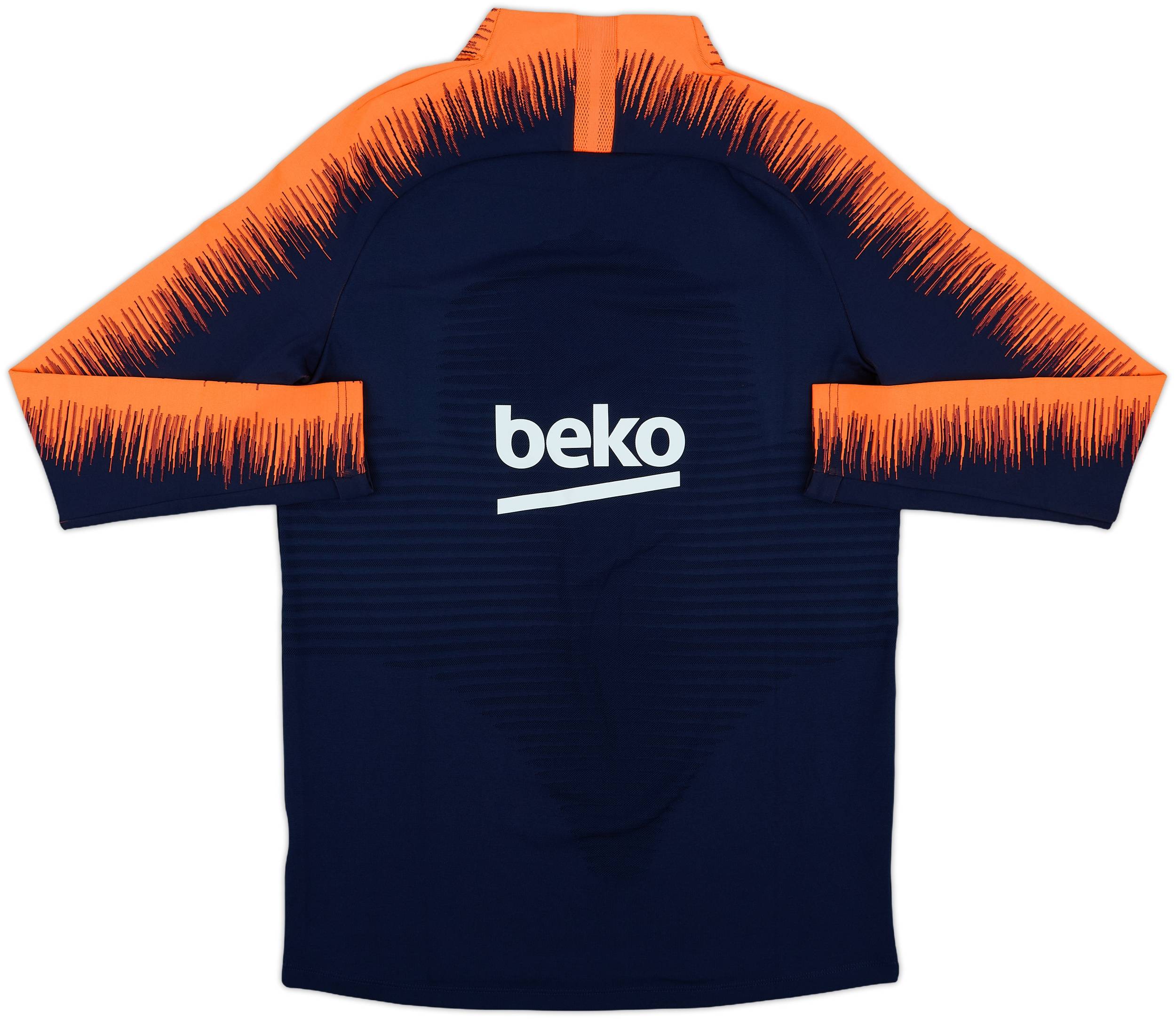 2018-19 Barcelona Nike Vaporknit 1/4 Zip Drill Top - 10/10 - (M)
