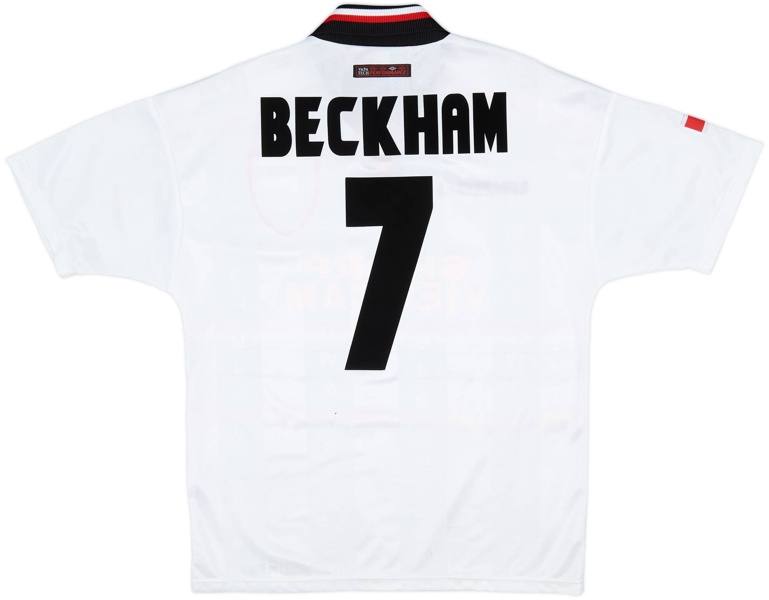 1997-99 Manchester United Away Shirt Beckham #7 - 10/10 - (M)
