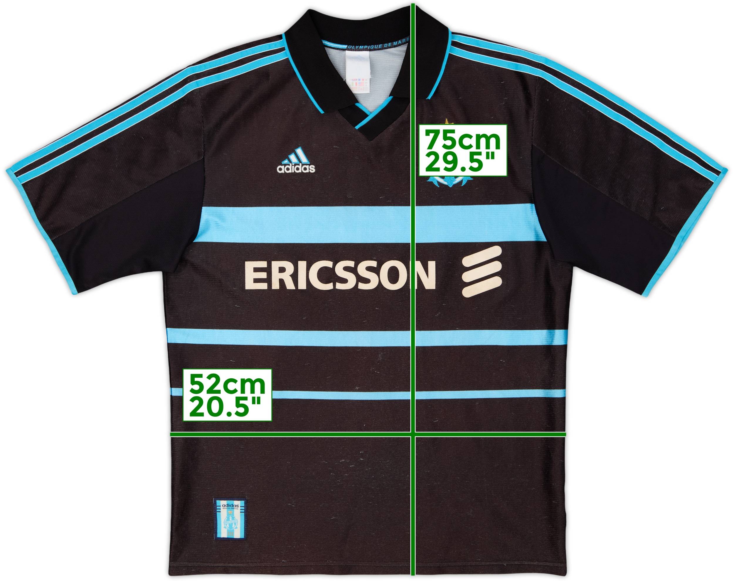 1999-00 Olympique Marseille Third Shirt - 7/10 - (M)