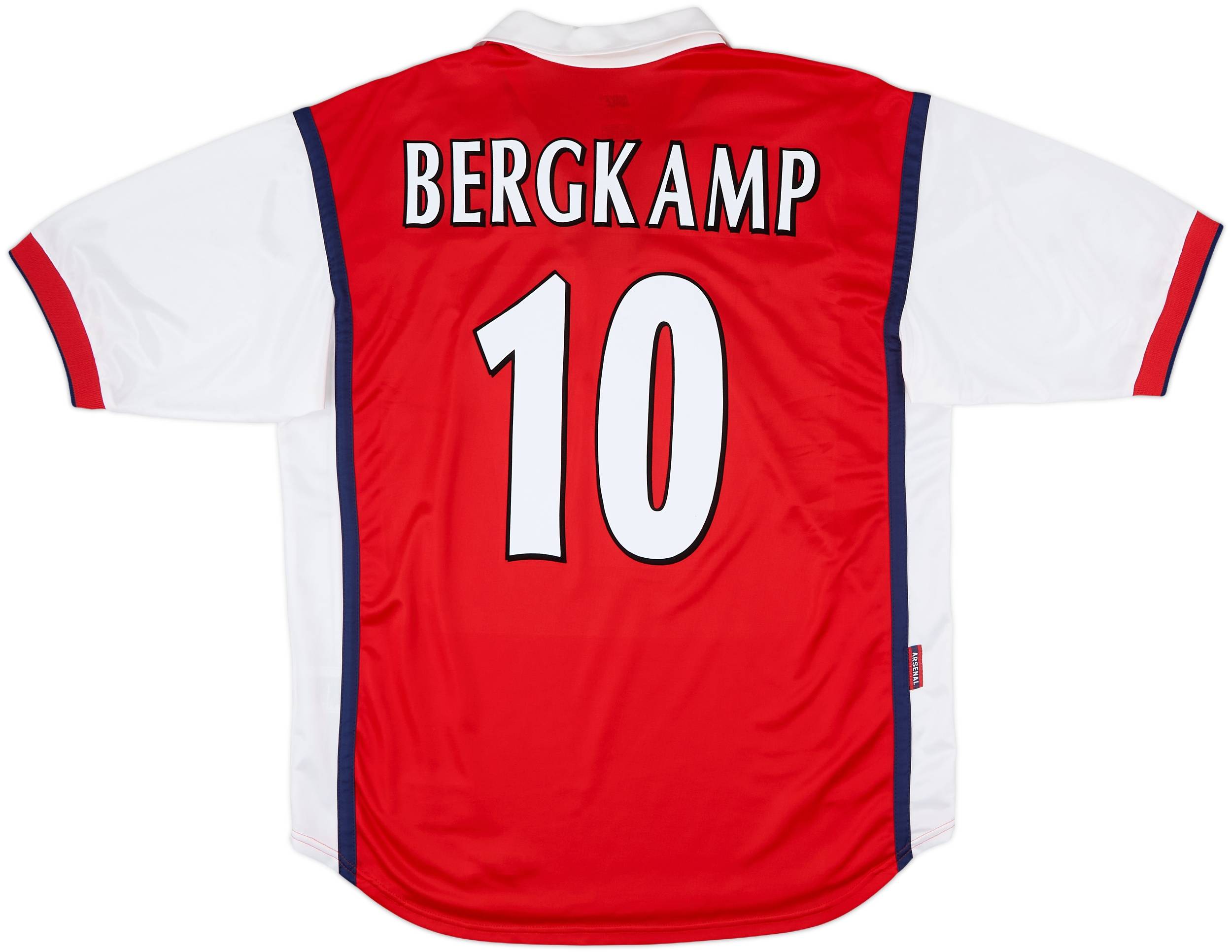 1998-99 Arsenal Home Shirt Bergkamp #10 - 8/10 - (L)