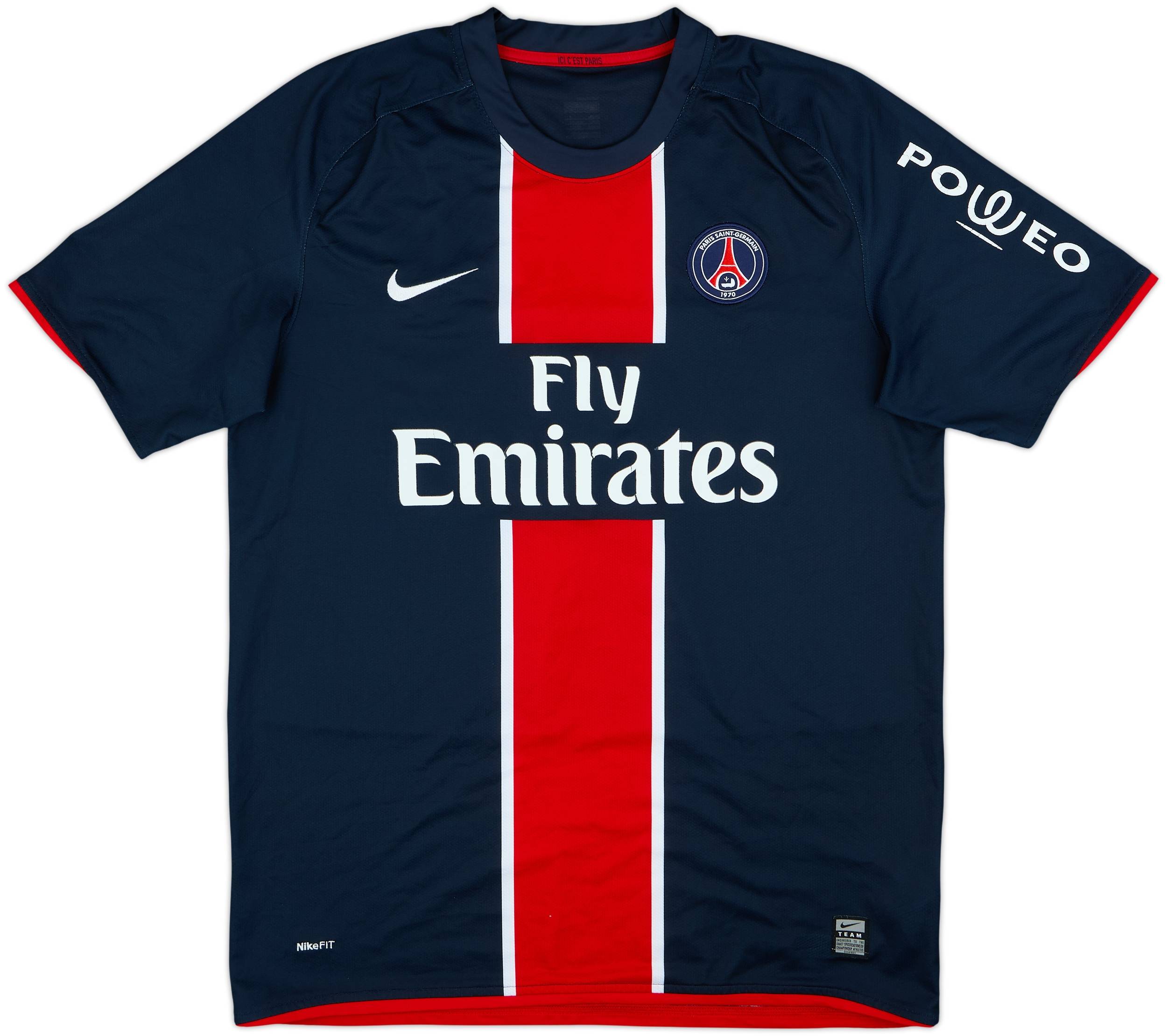 2008-09 Paris Saint-Germain Home Shirt Makelele #4 - 5/10 - (L)