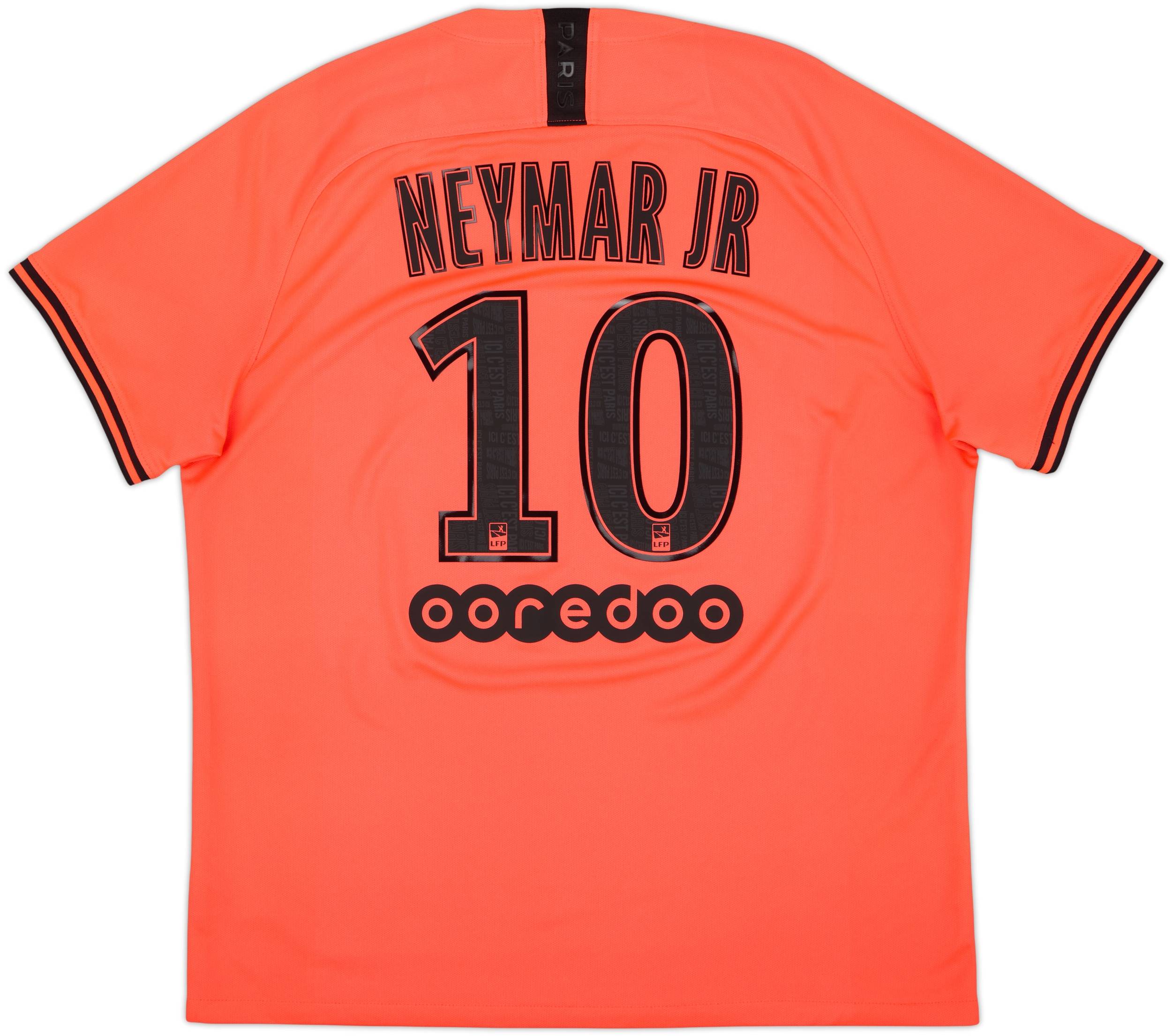 Paris Saint-Germain ネイマールJr. 10番 ユニフォーム 2019-20 Paris Saint-Germain Away Shirt Neymar Jr #10 - 9/10 - (XL)