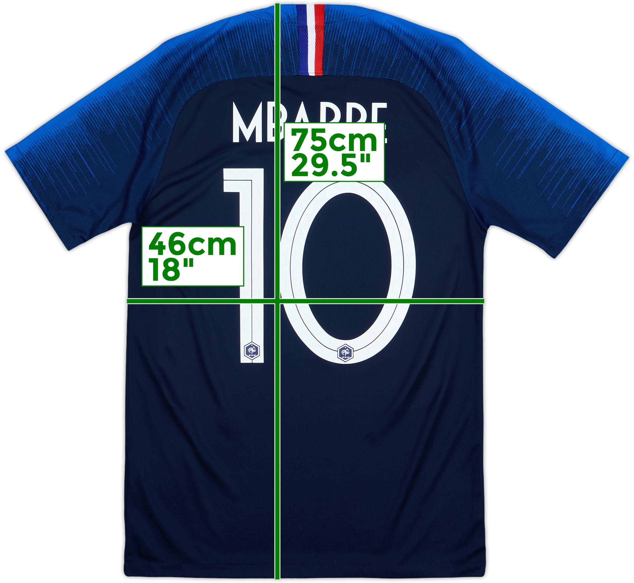 2018 France Home Shirt Mbappe #10 - 8/10 - (S)
