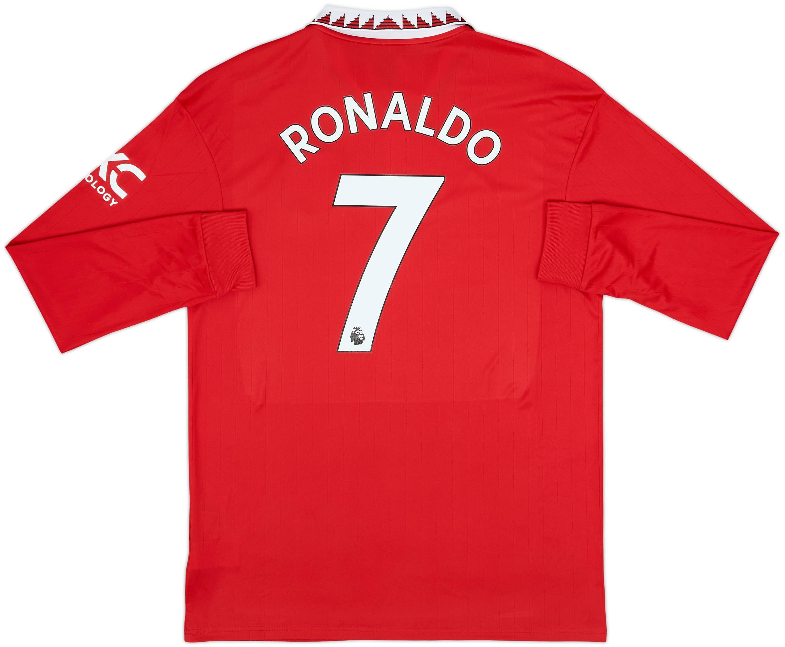 adidas Manchester United Ronaldo 7 Lサイズ 2022/23 Manchester United Home Jersey #7 Ronaldo 2XL Adidas Long
