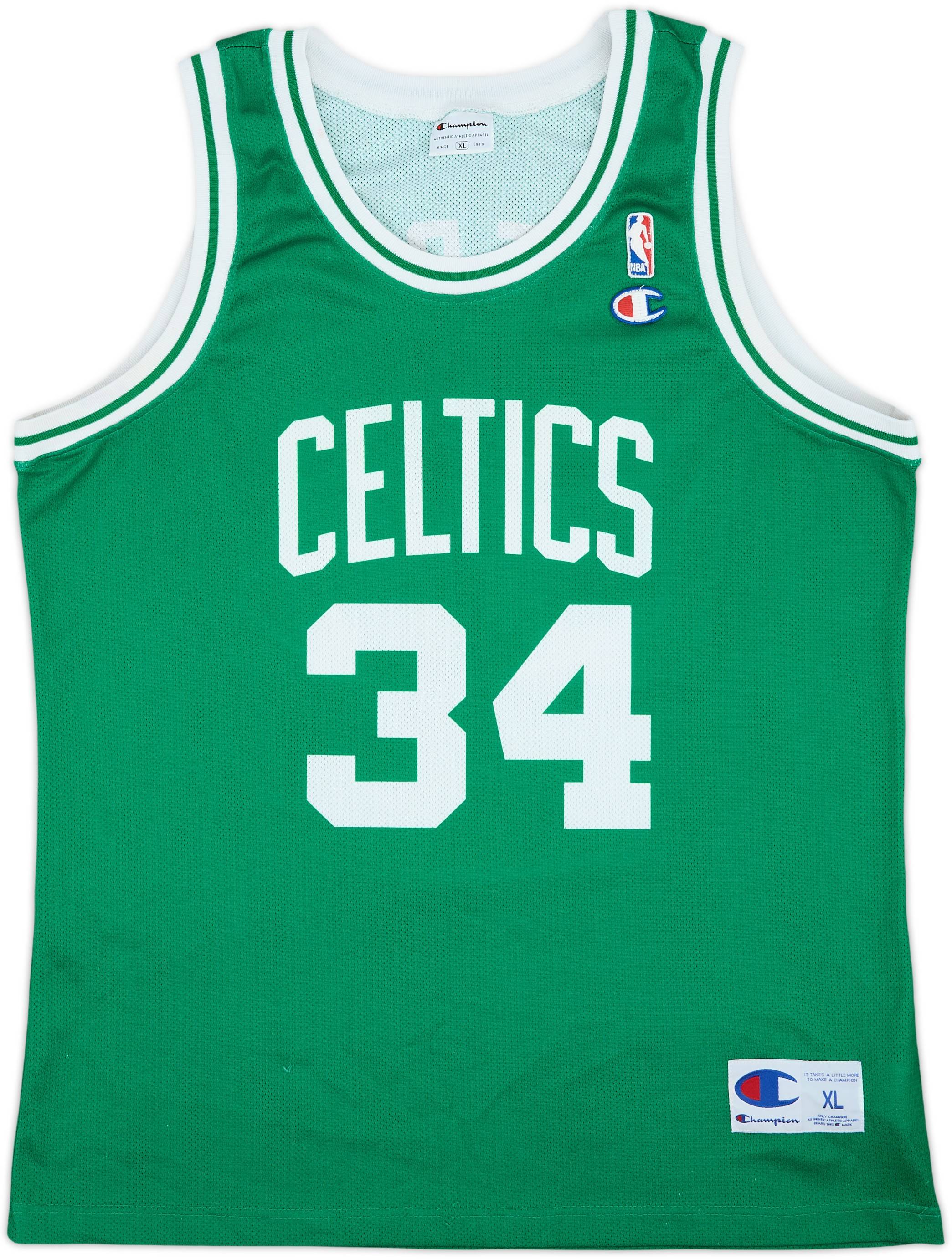 1998-06 Boston Celtics Pierce #34 Champion Away Jersey - 8/10 - (XL)