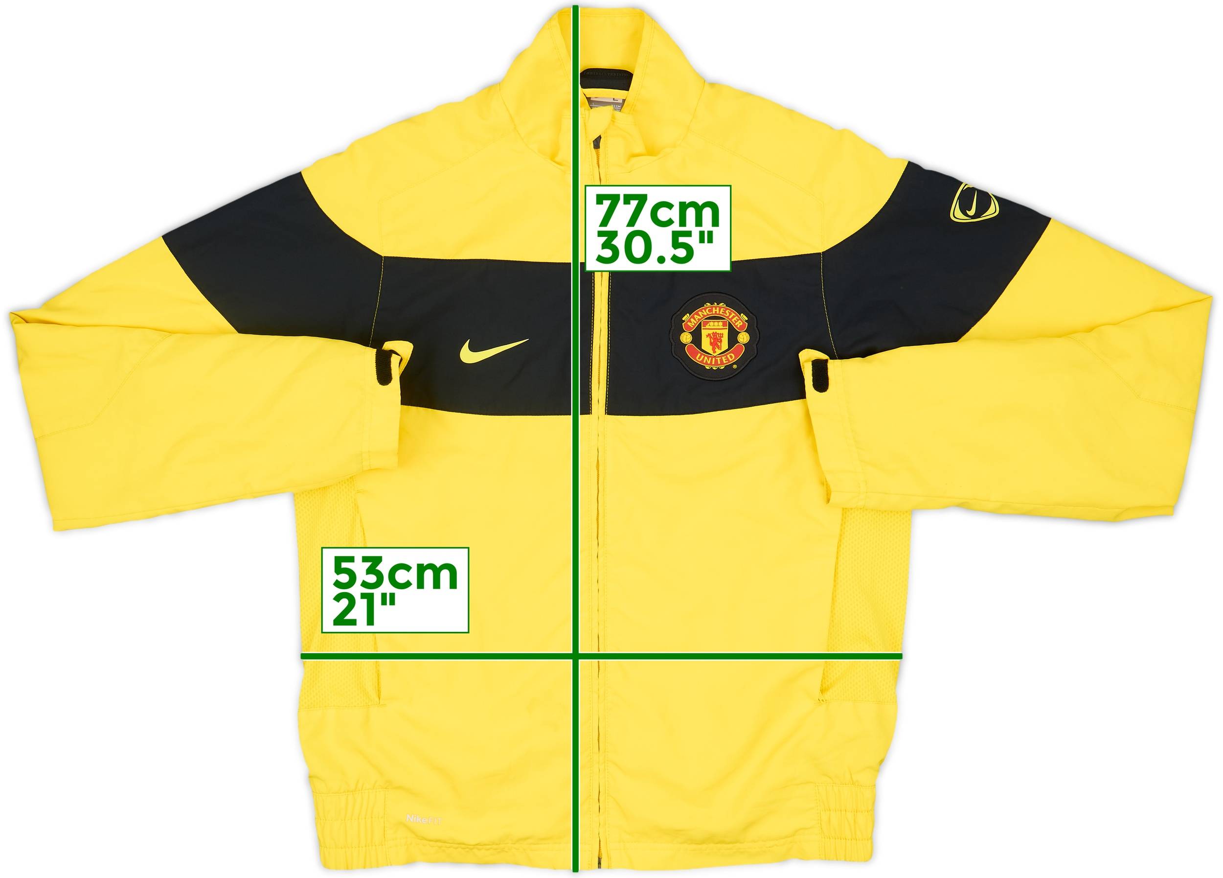 2009-10 Manchester United Nike Track Jacket - 6/10 - (L)